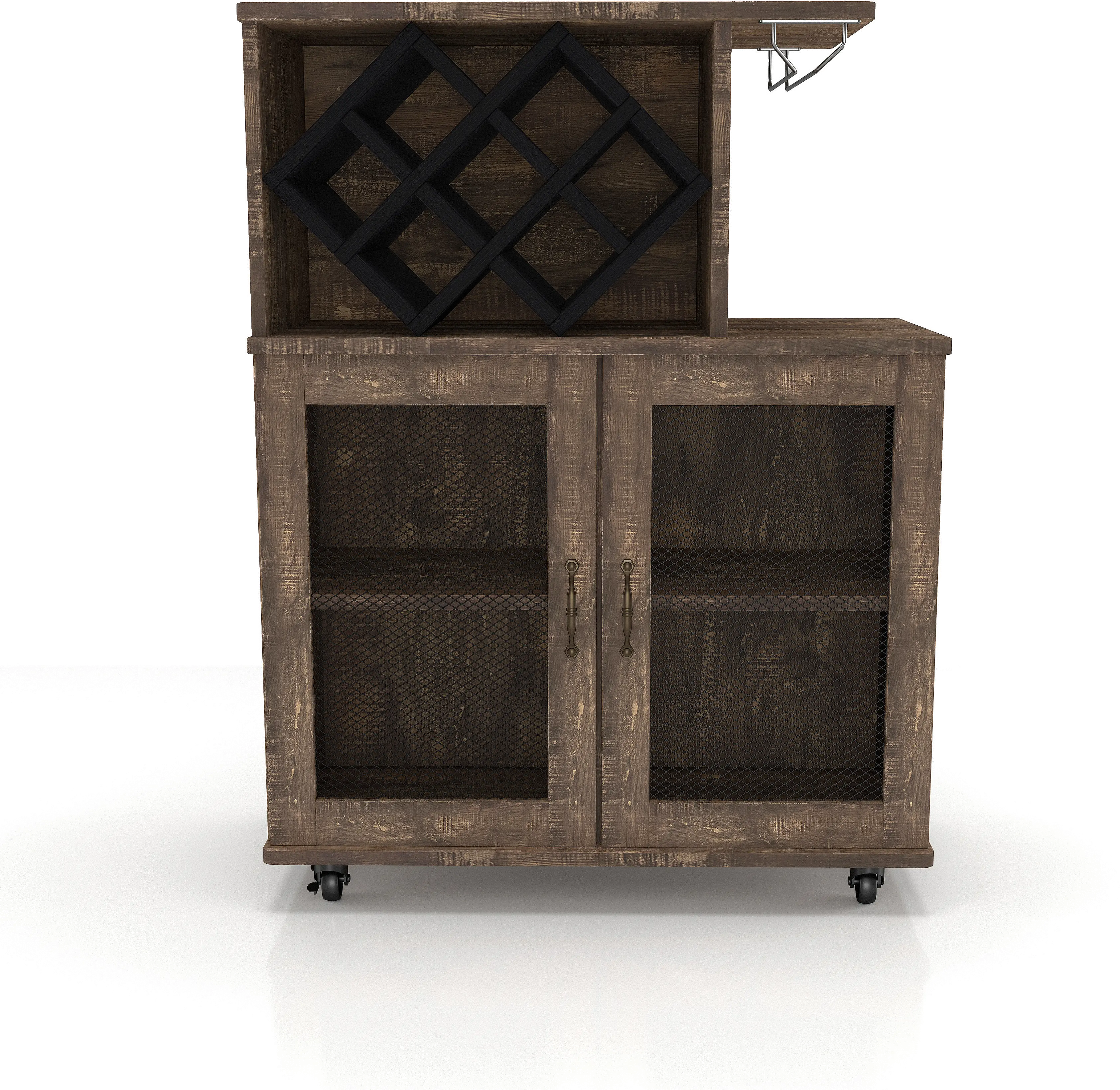 HFW-1979C25 Codex Rustic Reclaimed Oak Mini Bar-1