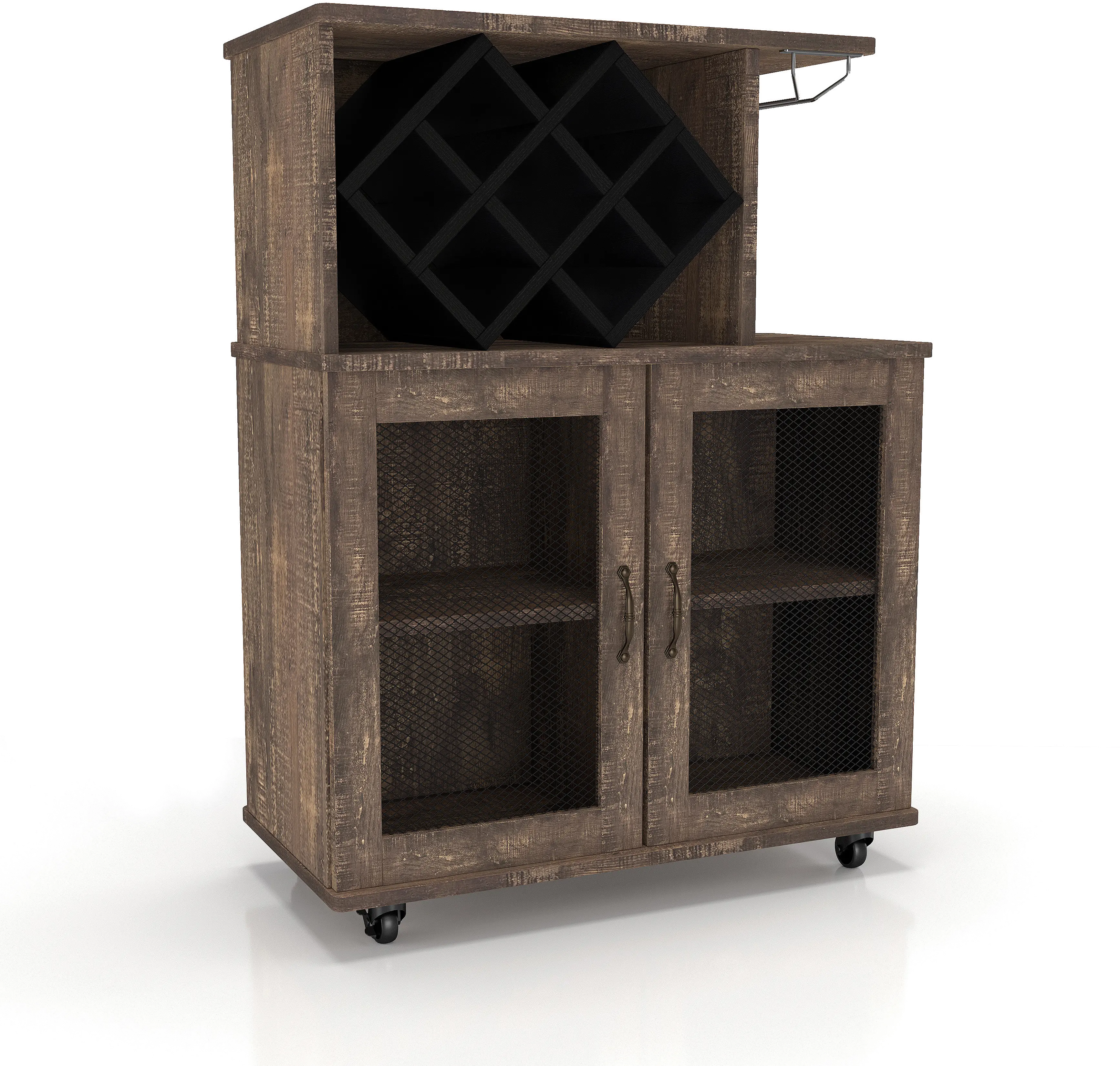 HFW-1979C25 Codex Rustic Reclaimed Oak Mini Bar-5