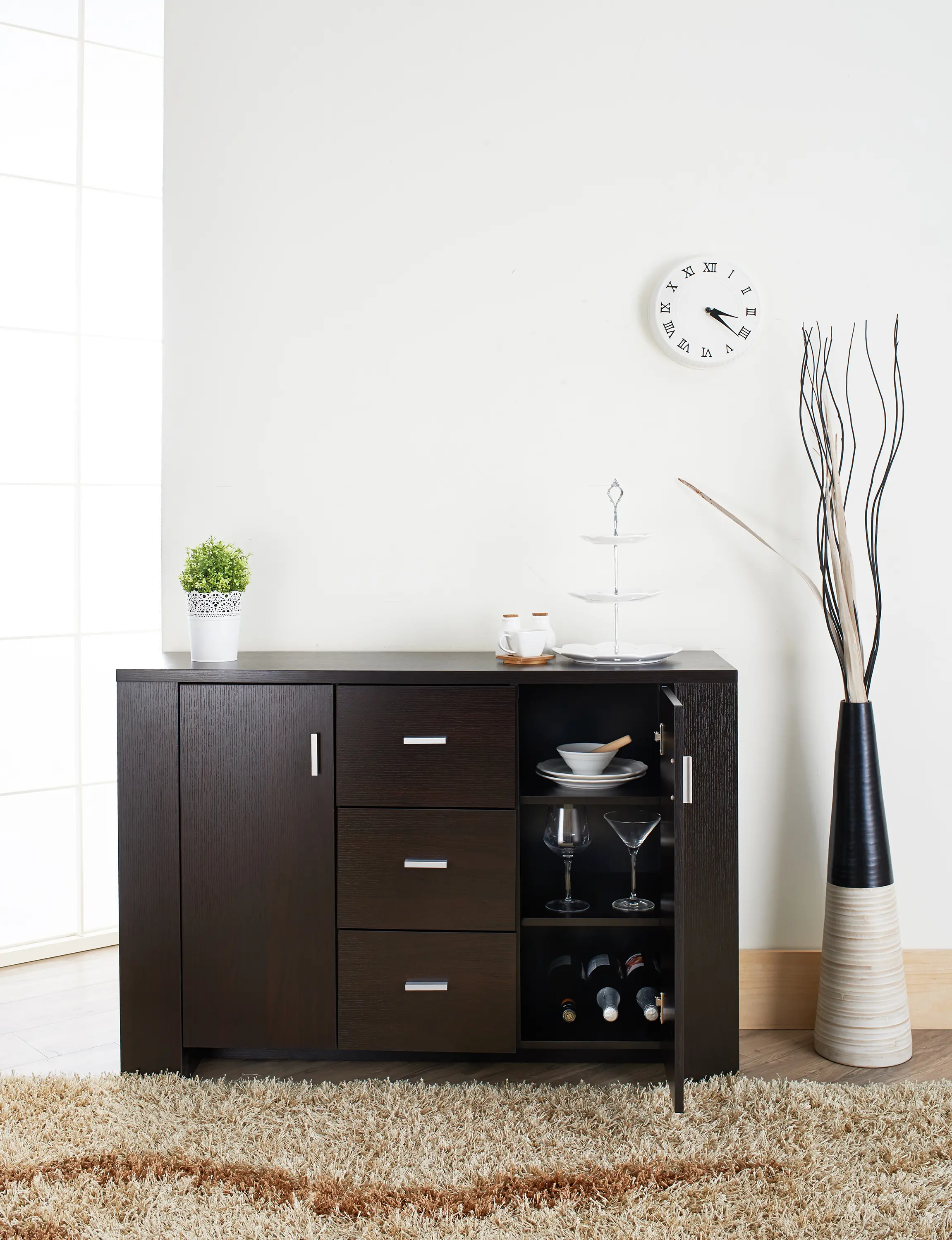 ID-11424 Nathan Dark Brown Dining Buffet-2