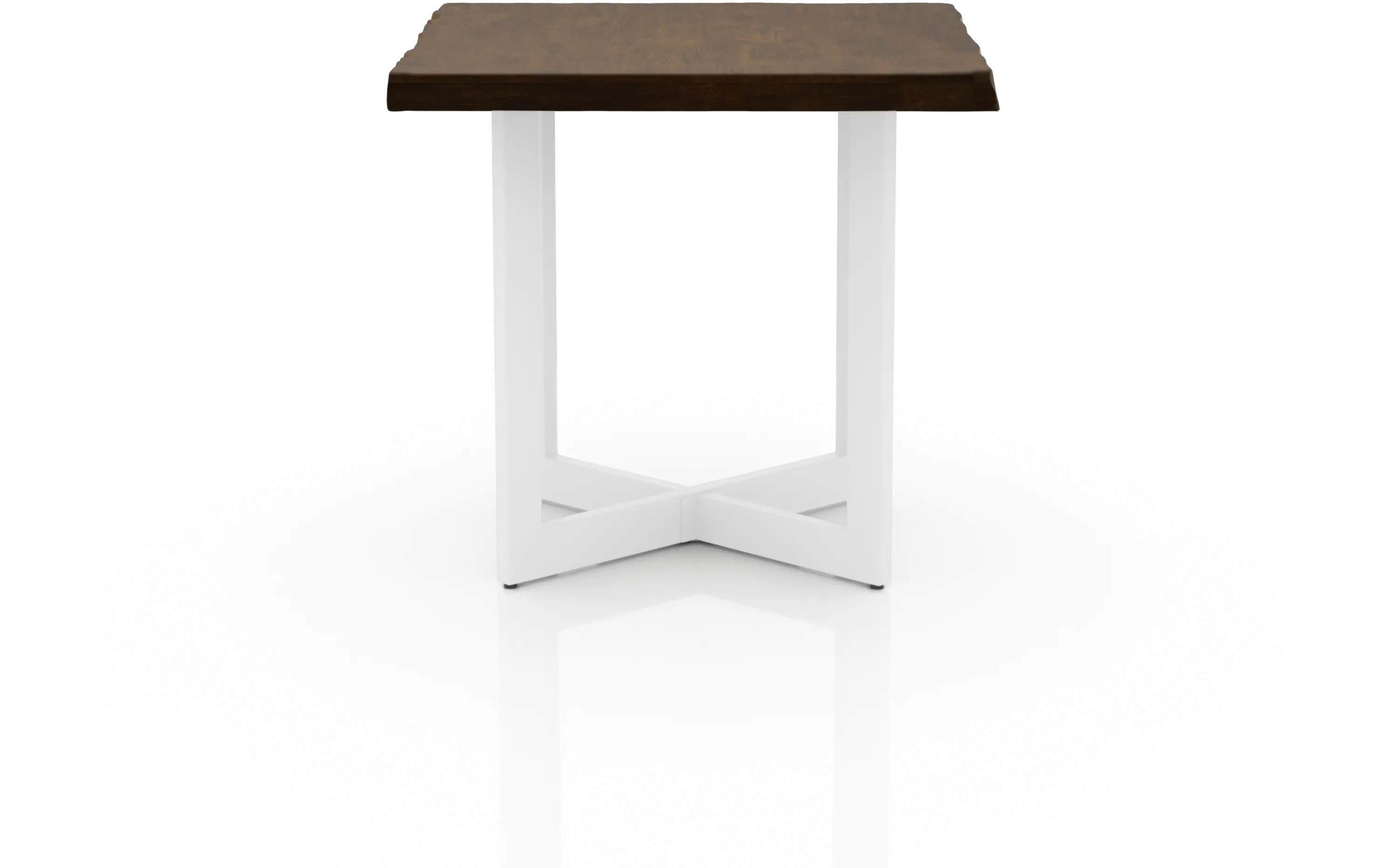 IDF-4141E Baletto Oak and White End Table-1