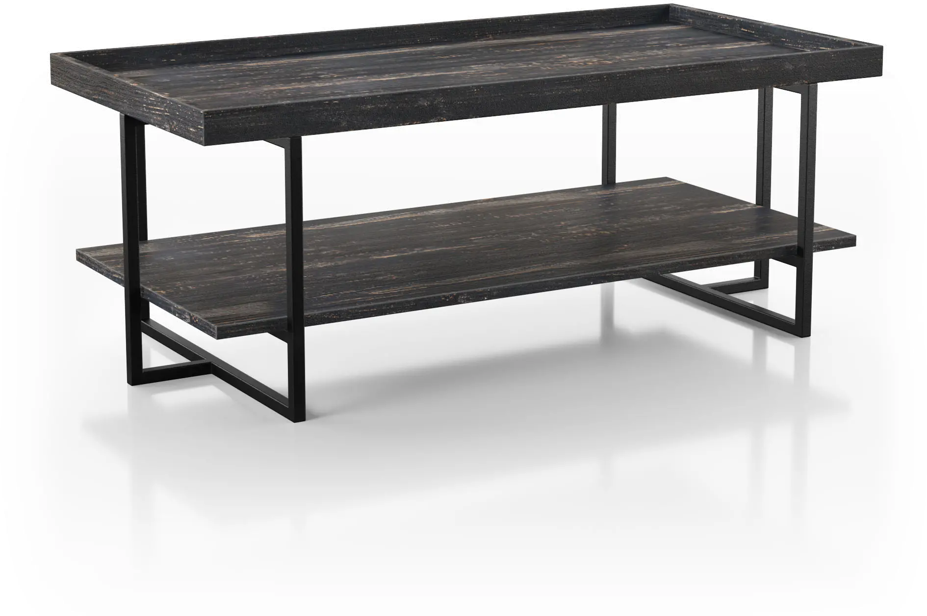 IDF-4344C Prakers Black Coffee Table-1