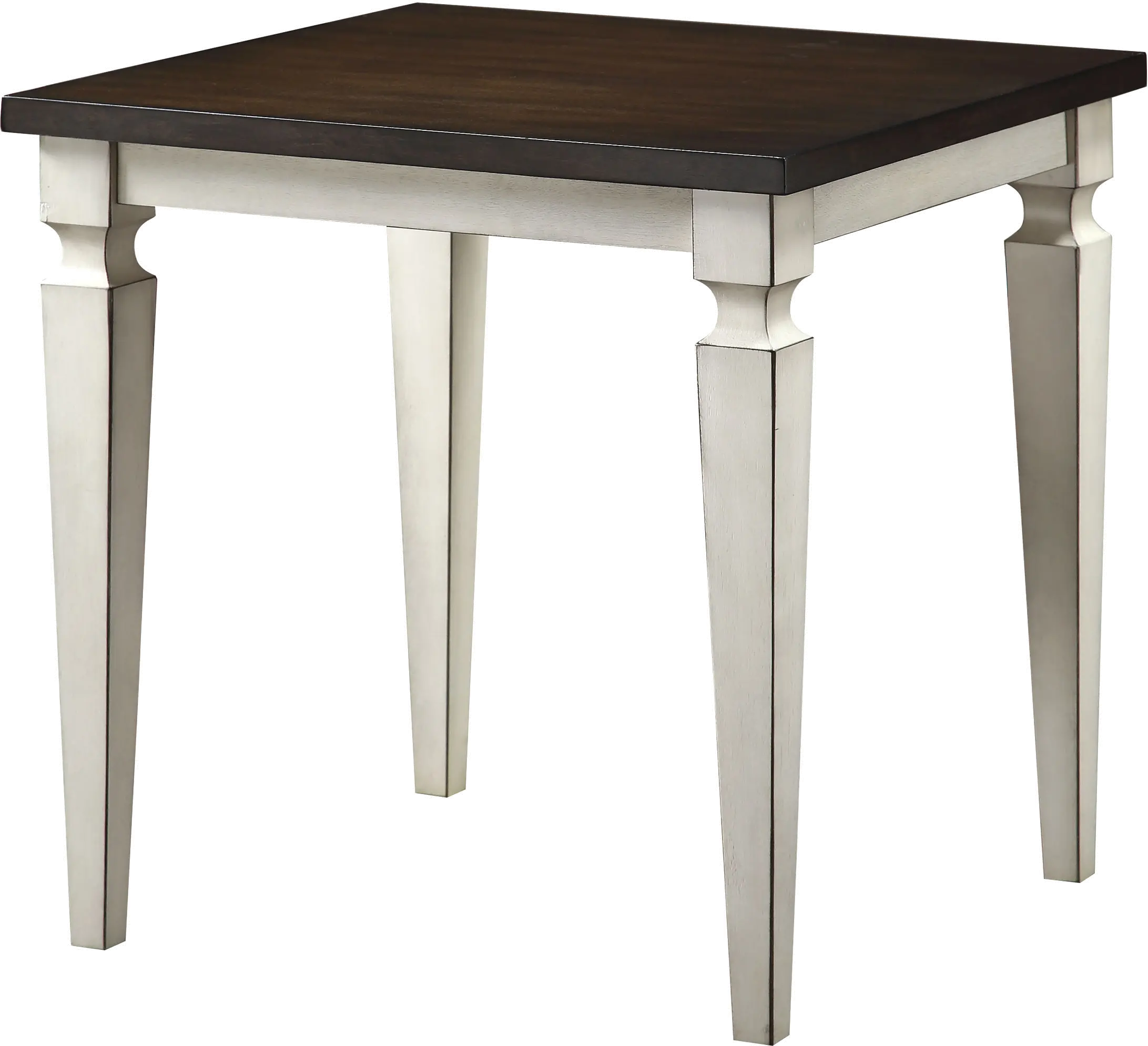 IDF-4388BW-3PK Condway Antique White 3 Piece Coffee Table Set-4