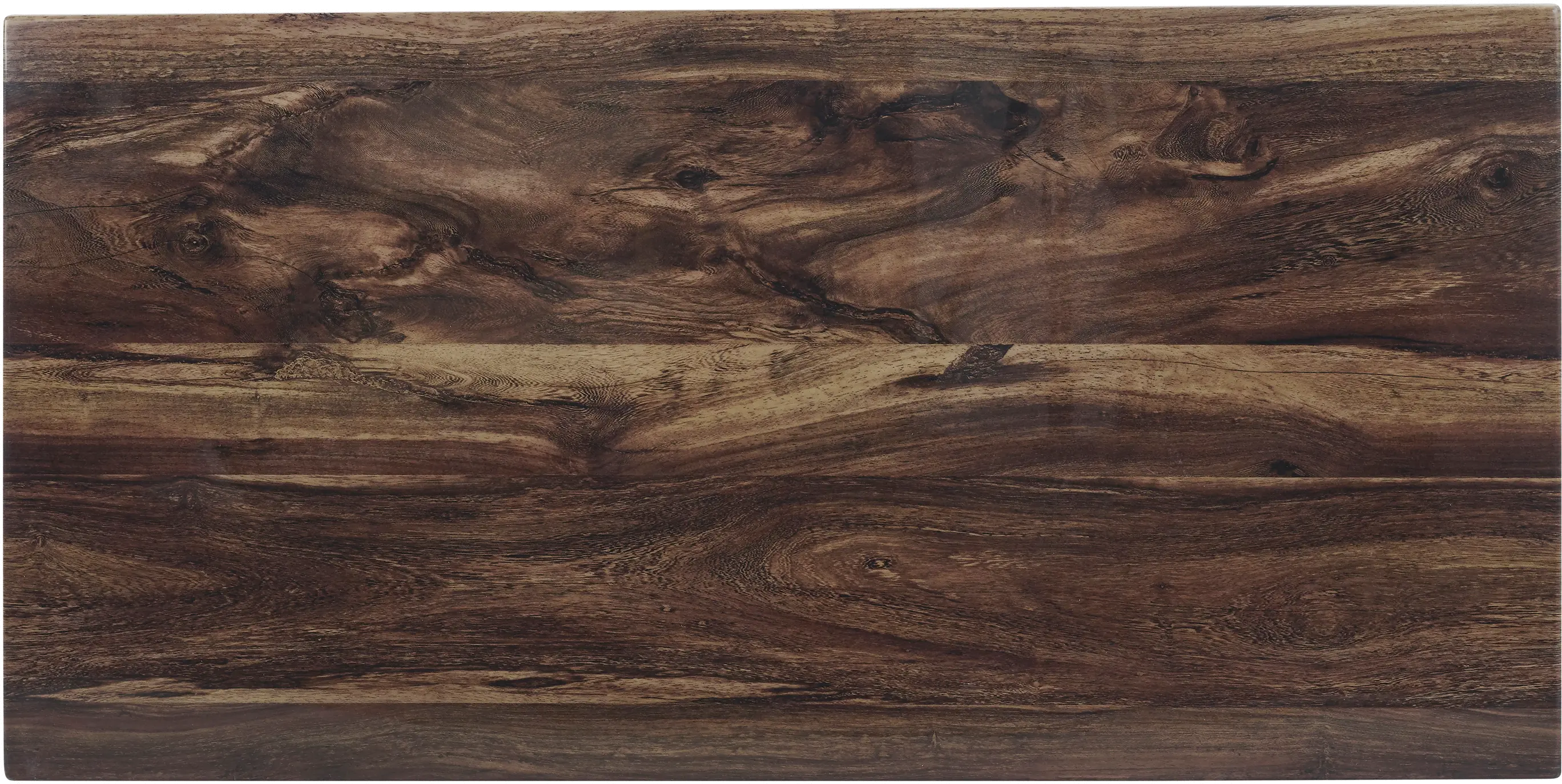 IDF-4389DK-3PK Korlyn Walnut Brown 3 Piece Coffee Table Set-4
