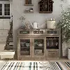 HFW-1675C13 Coffman Brown Buffet with Wine Storage