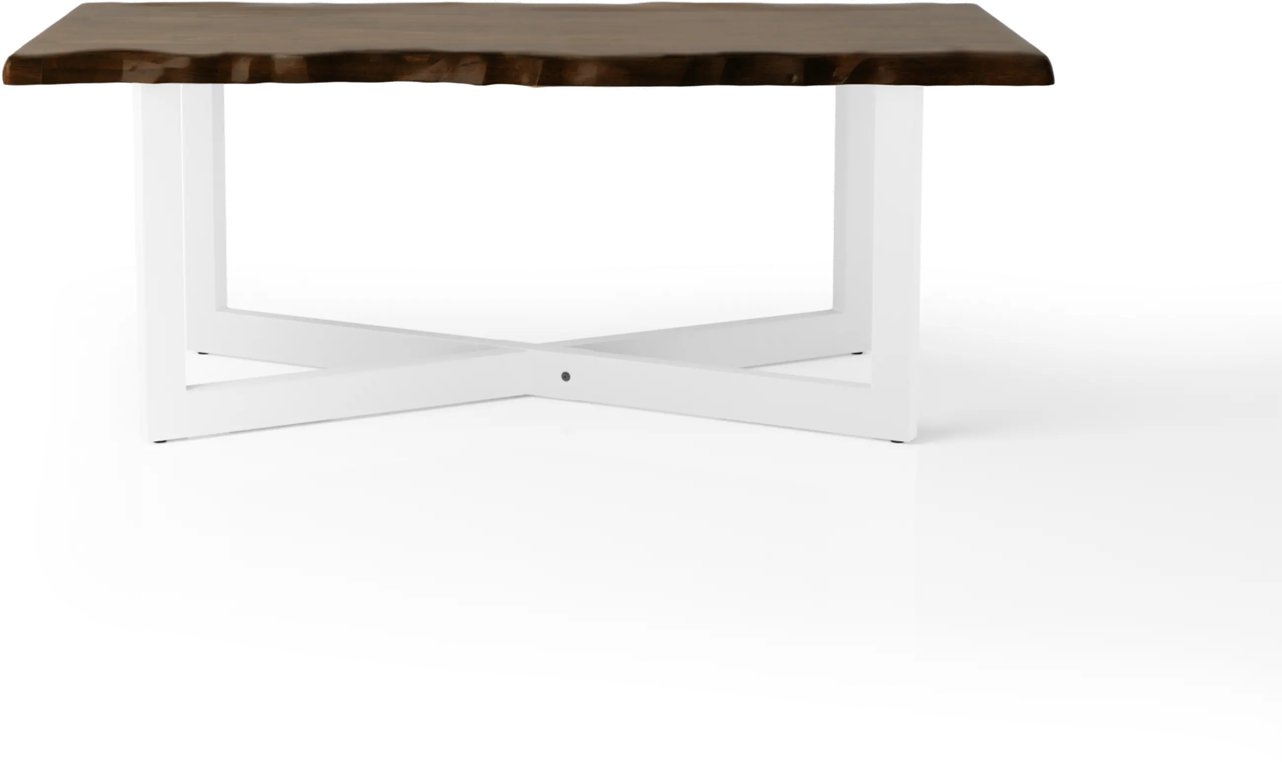 IDF-4141-2PC Baletto Oak and White 2 Piece Coffee Table Set-1