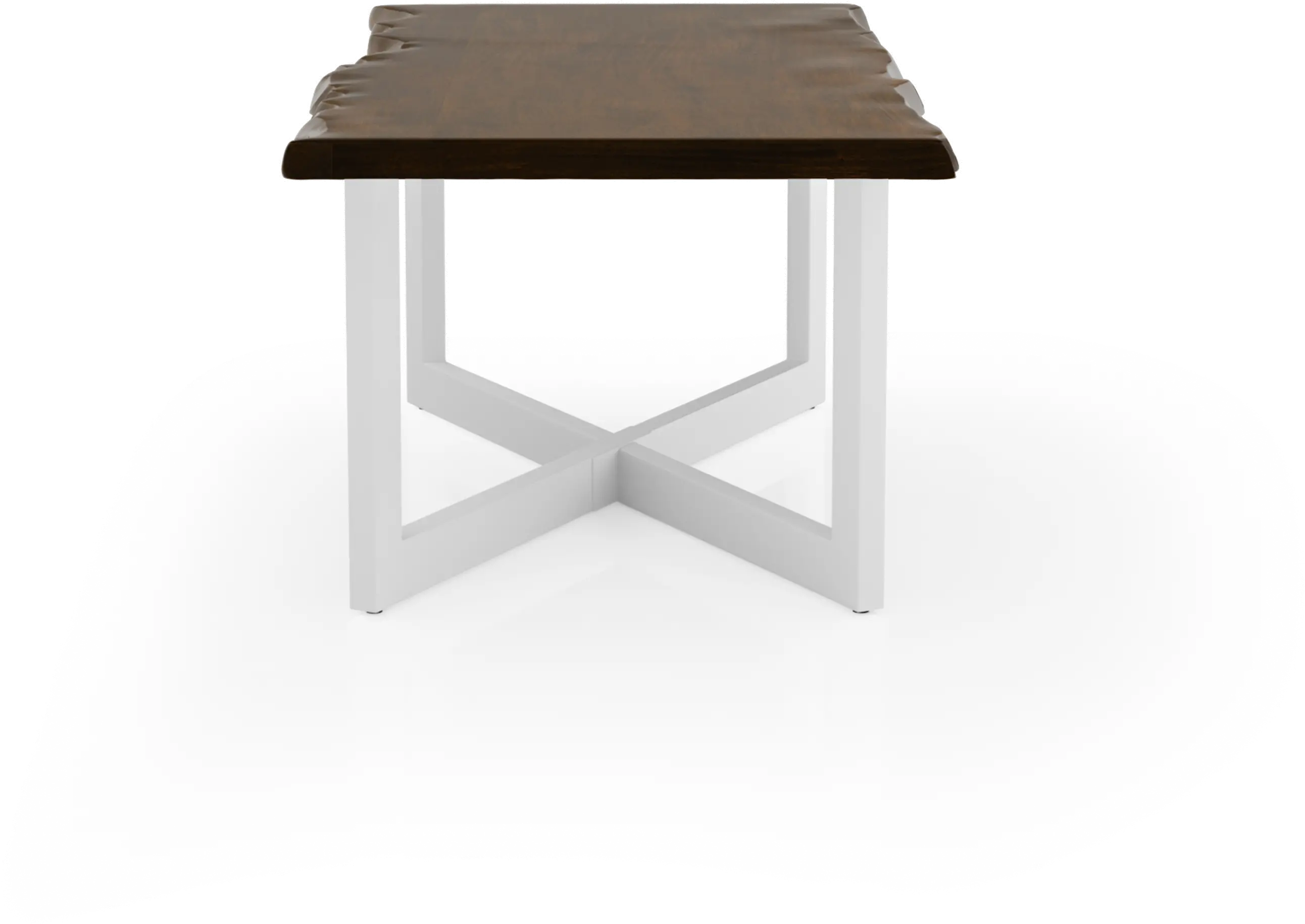 IDF-4141-2PC Baletto Oak and White 2 Piece Coffee Table Set-5
