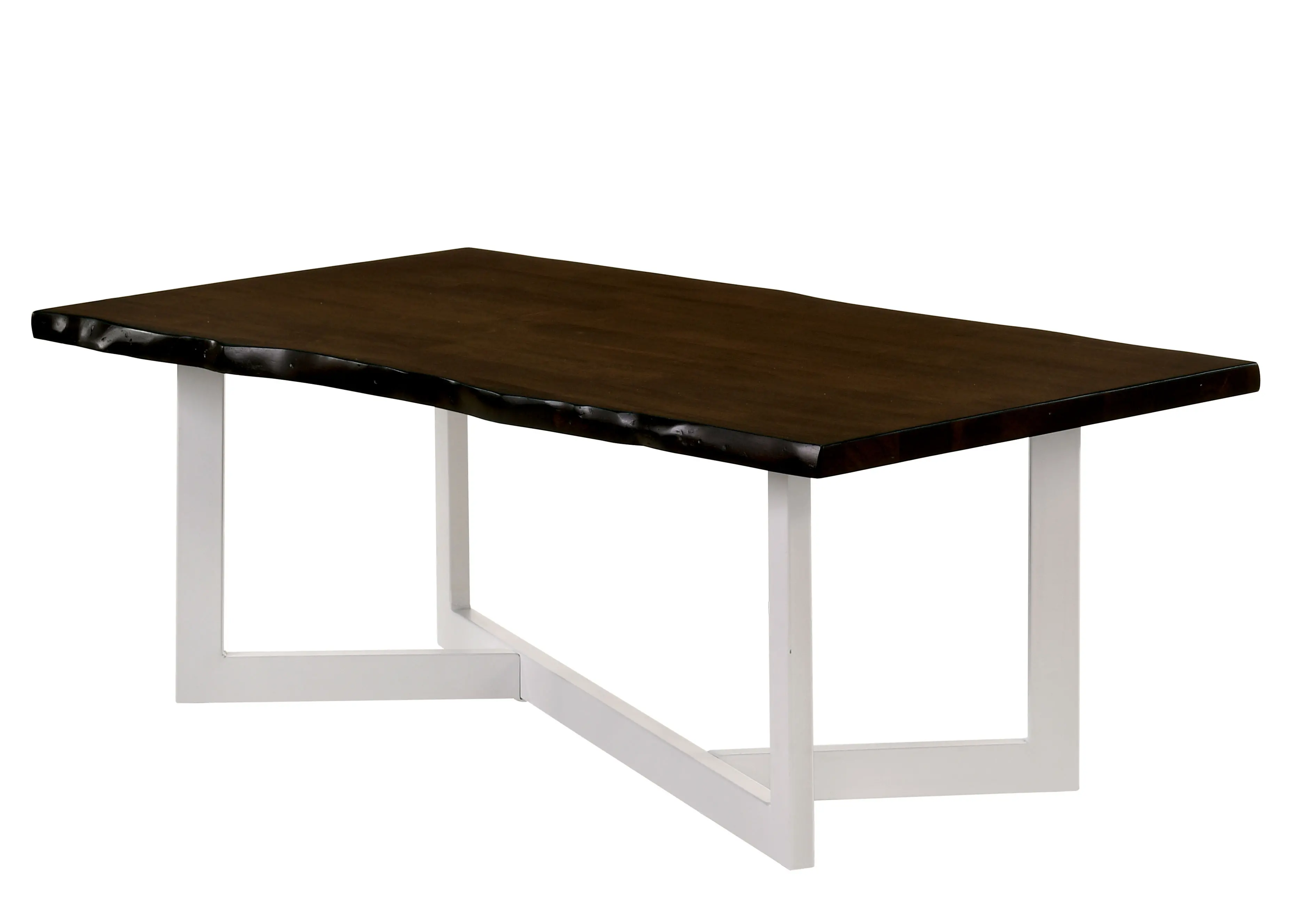 IDF-4142-2PC Krestian Oak and White Tables, 2 Piece Set-1