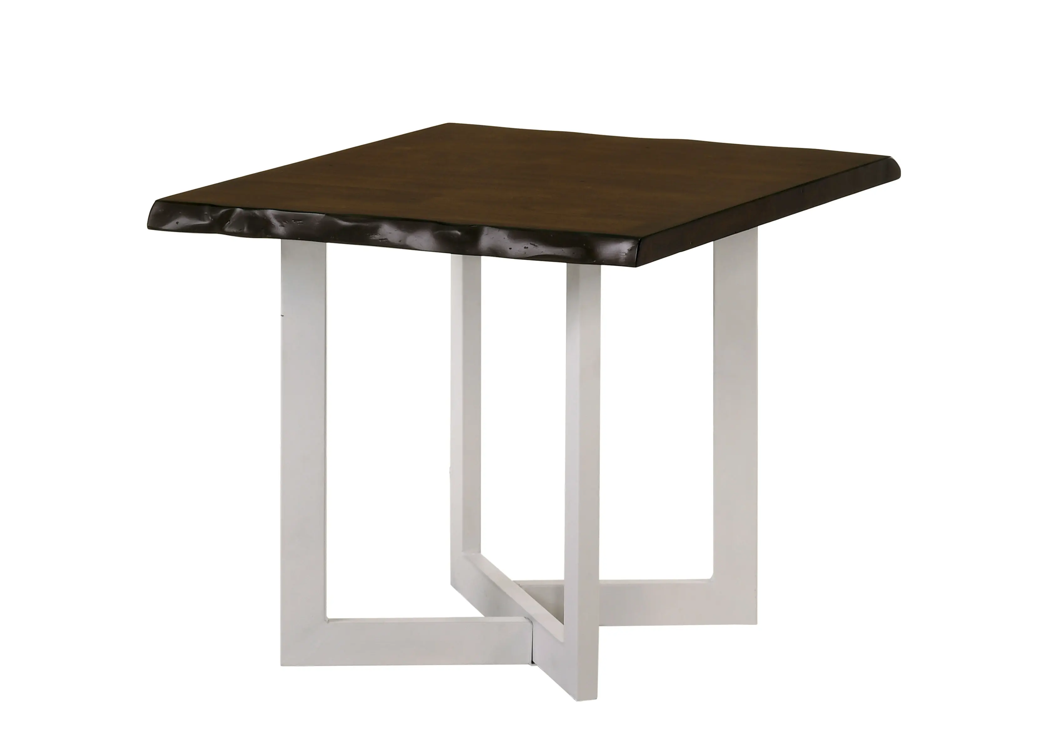 IDF-4142-2PC Krestian Oak and White Tables, 2 Piece Set-3