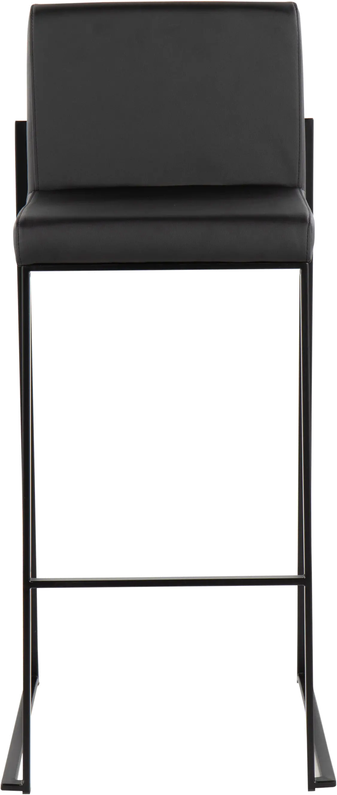 B30-FUJIHB BKBK2 Fuji Black Bar Stool, Set of 2-3