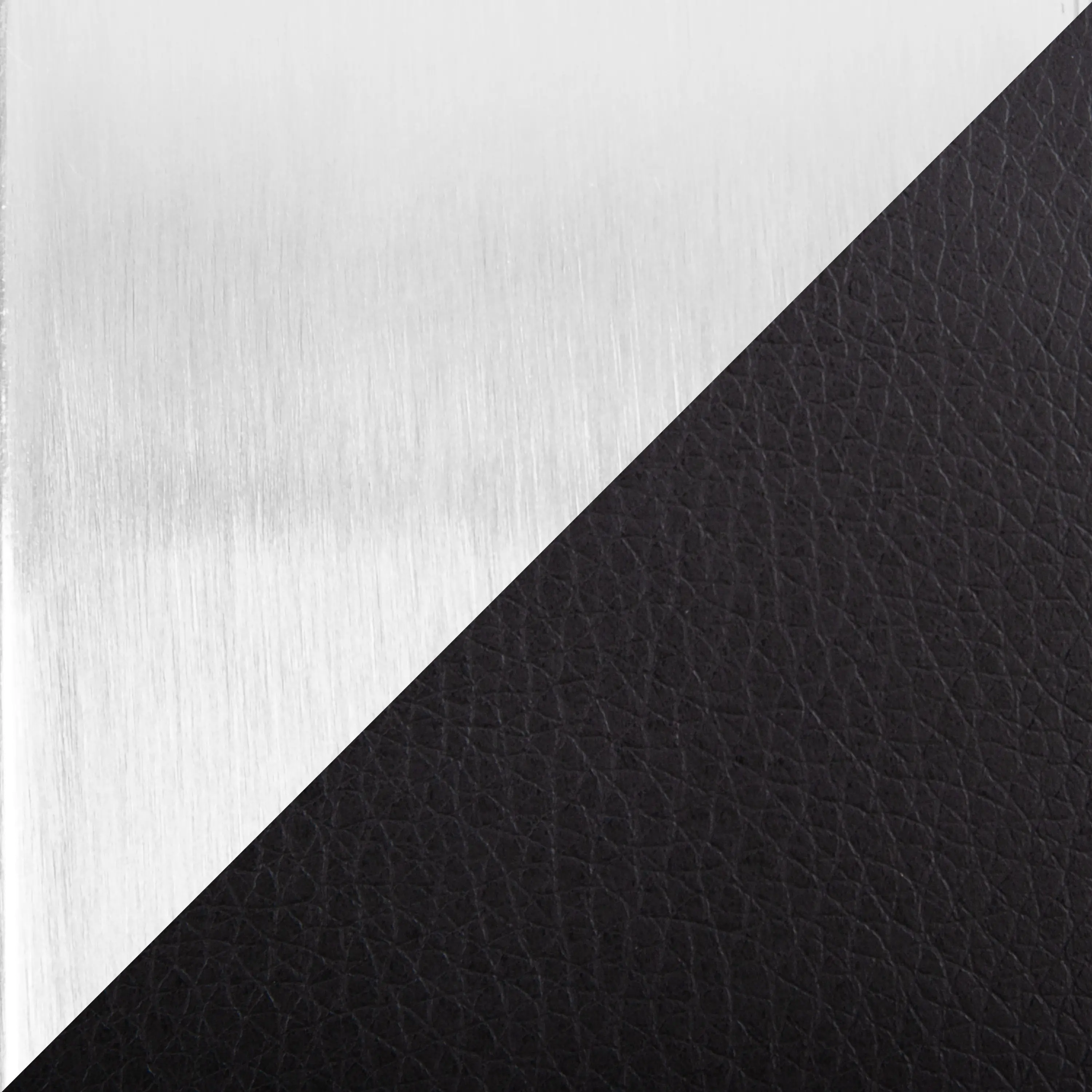 B30-FUJIHB SSBK2 Fuji High Back Stainless & Black Faux Leather Barstools, Set of 2-7