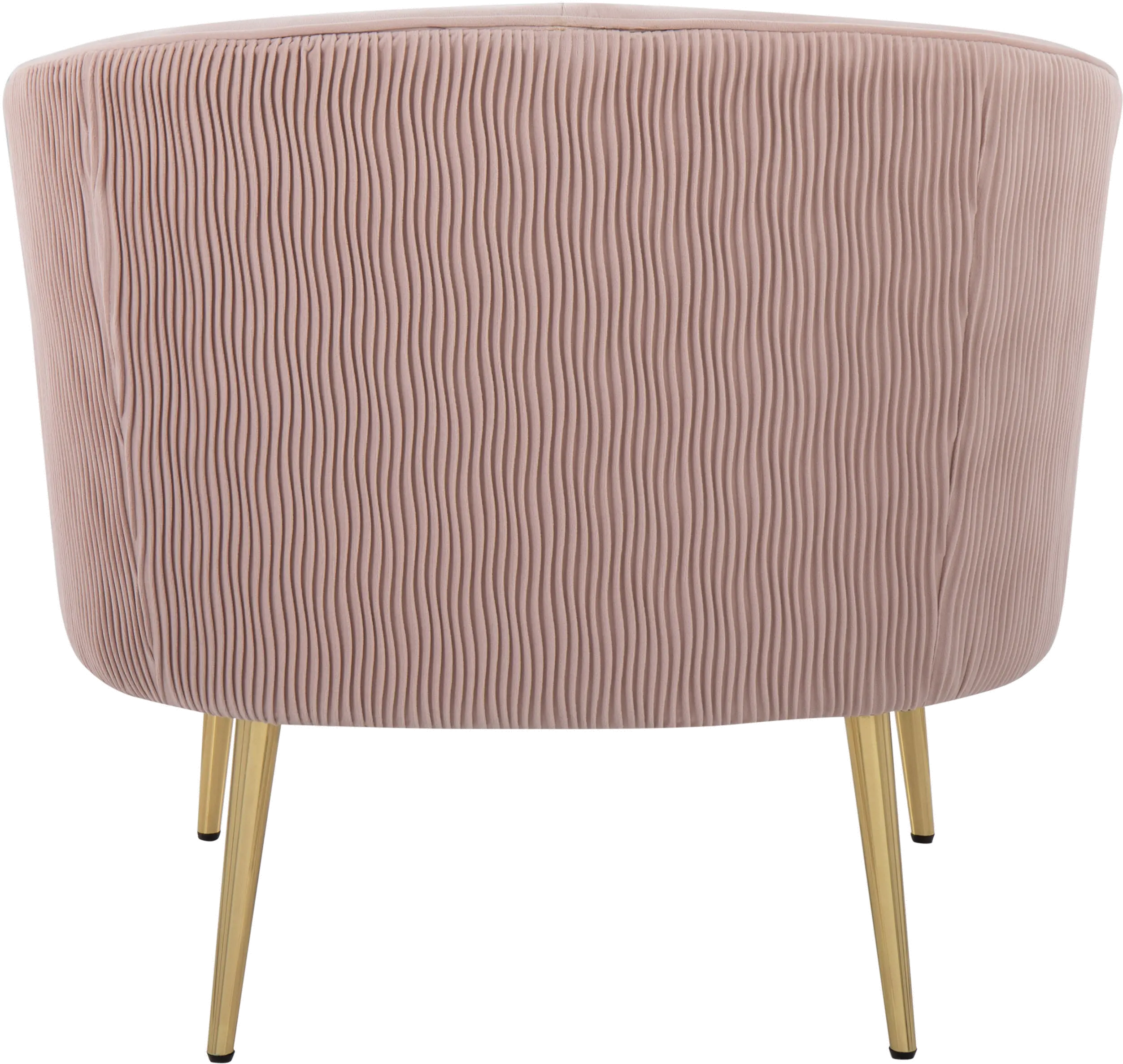 CHR-TANIAPLTWV AUVPK Tania Blush Pleated Waves Glam Accent Chair-5