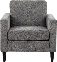 CHR-WENDYAC BKGY Wendy Contemporary Gray Accent Chair