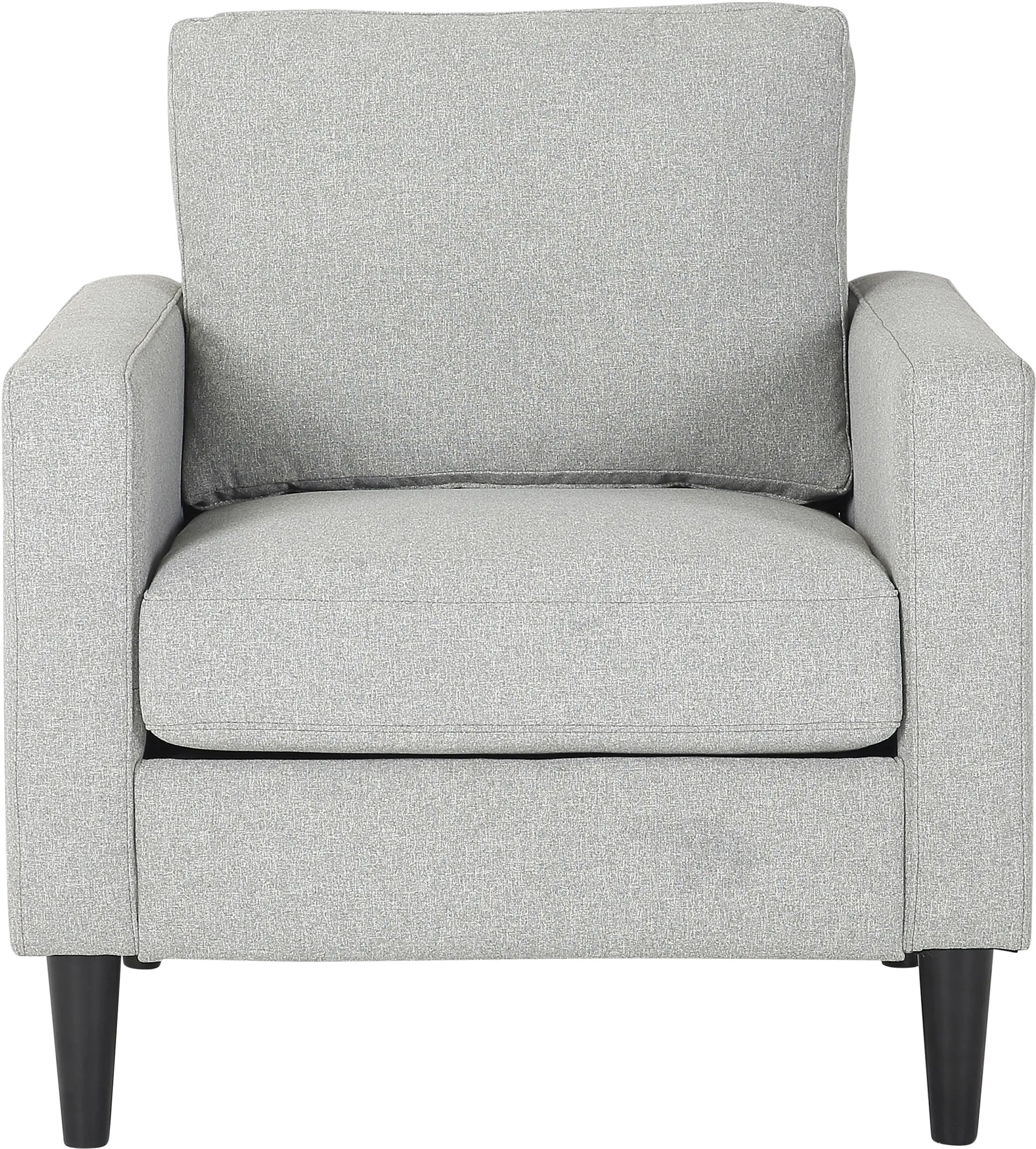 CHR-WENDY BKGY Wendy Contemporary Light Gray Accent Chair-1