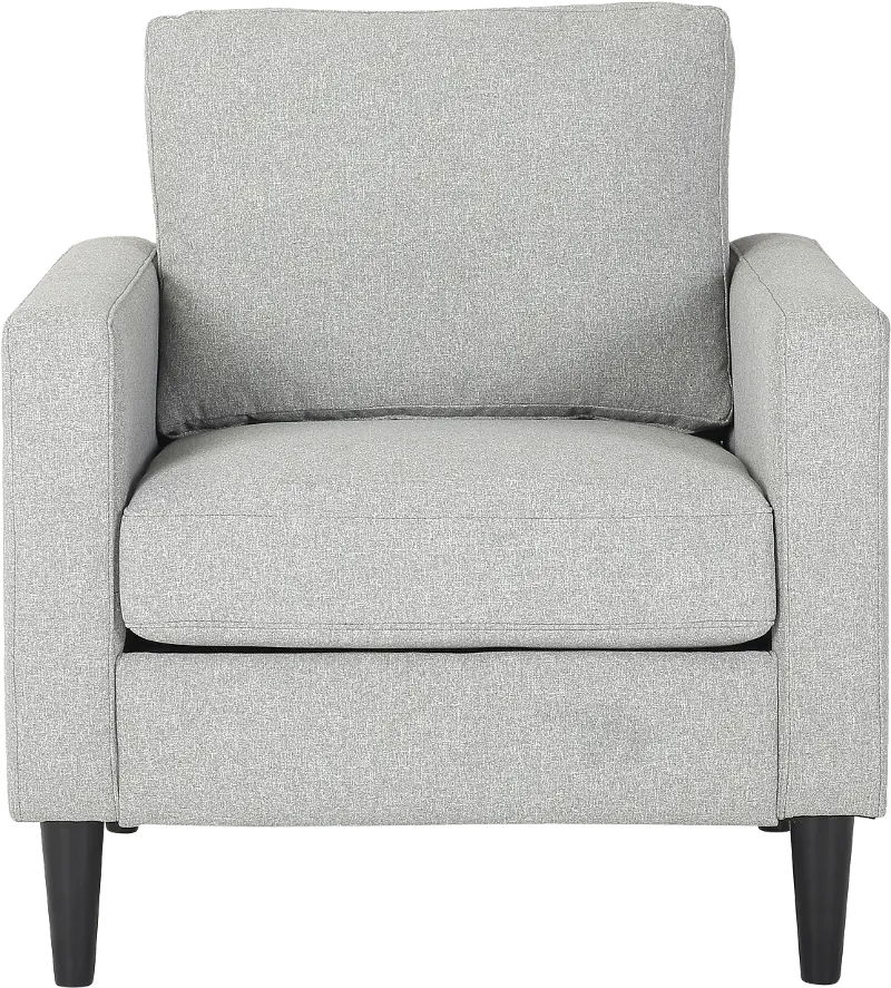 Wendy Contemporary Light Gray Accent Chair