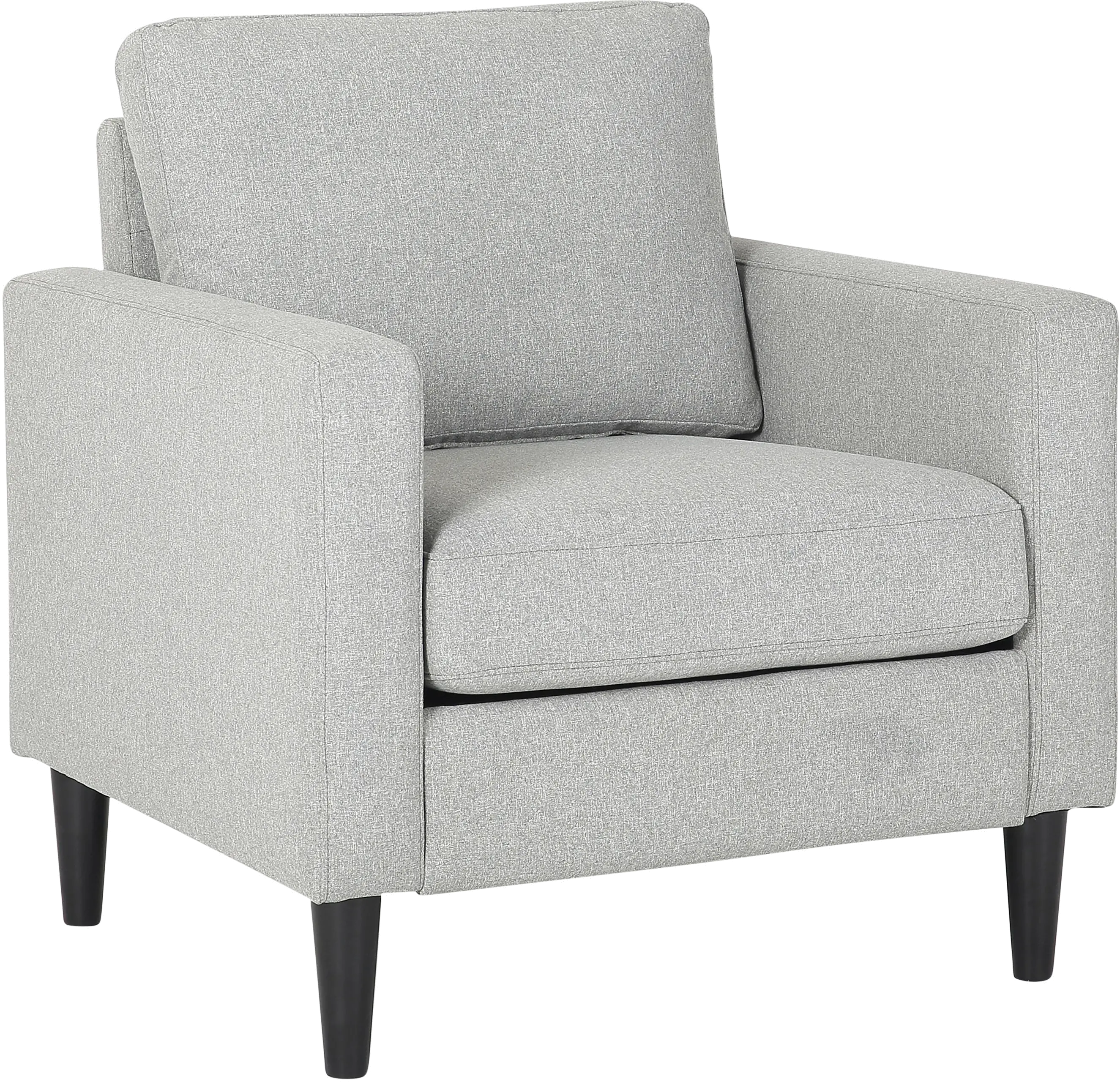 CHR-WENDY BKGY Wendy Contemporary Light Gray Accent Chair-3