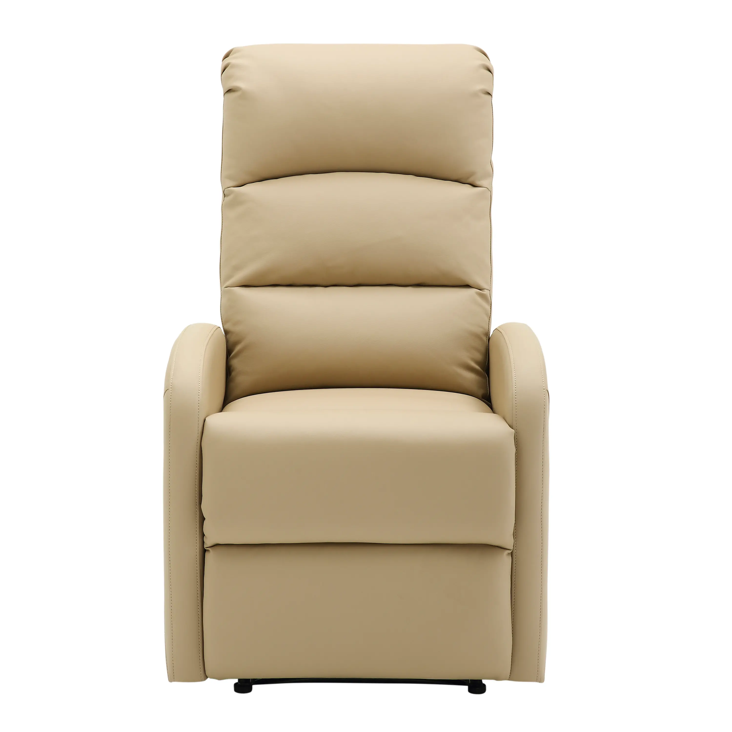 RCL-DORMI BG Dormi Beige Faux Leather Manual Recliner-1
