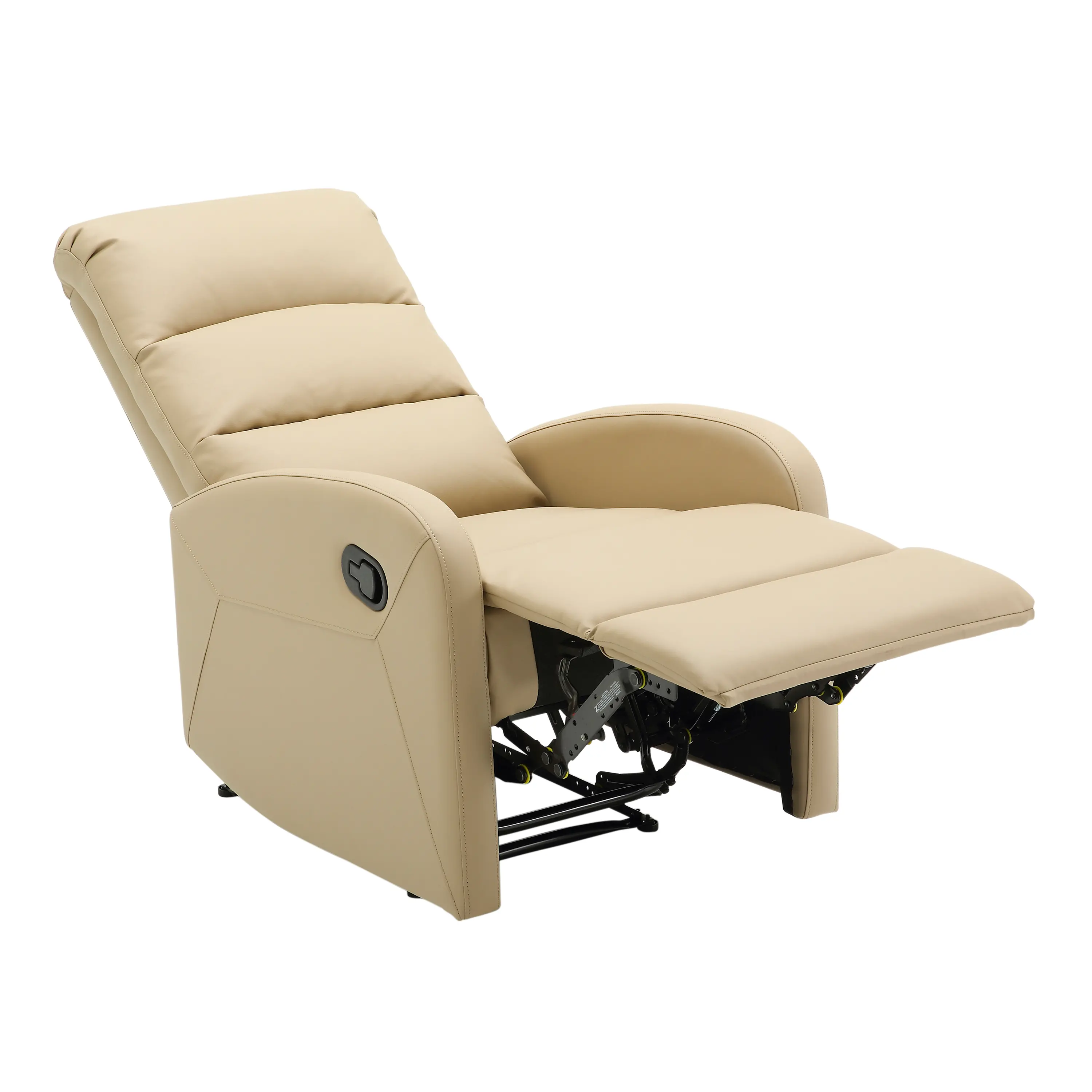 RCL-DORMI BG Dormi Beige Faux Leather Manual Recliner-4