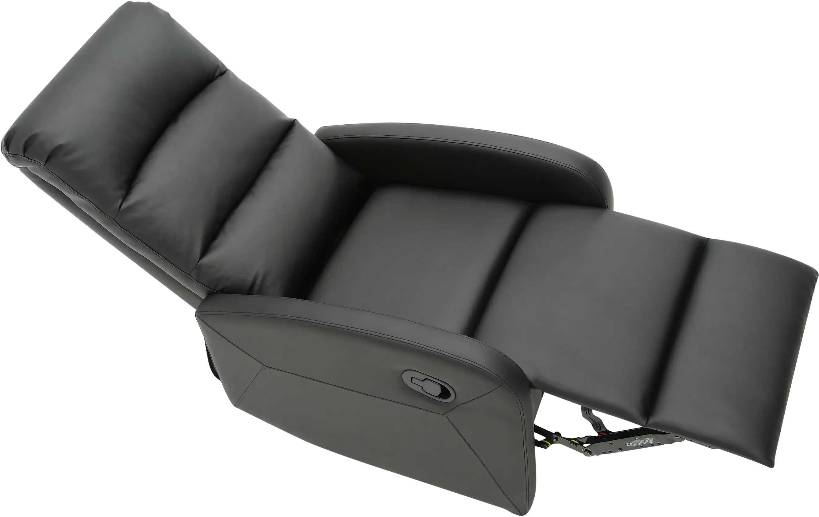 RCL-DORMI BK Dormi Black Faux Leather Manual Recliner-5