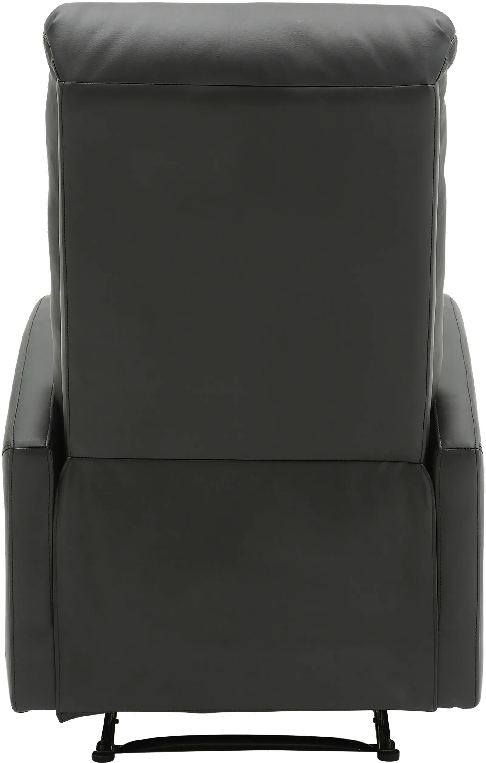 RCL-DORMI BK Dormi Black Faux Leather Manual Recliner-7