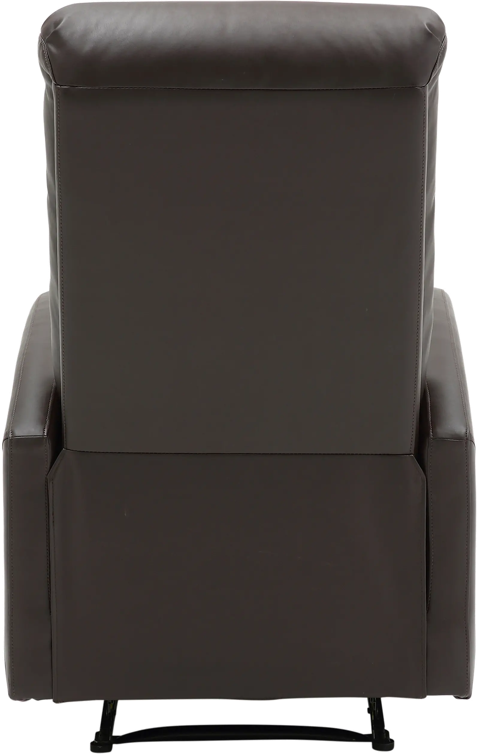 RCL-DORMI BN Dormi Brown Faux Leather Manual Recliner-7