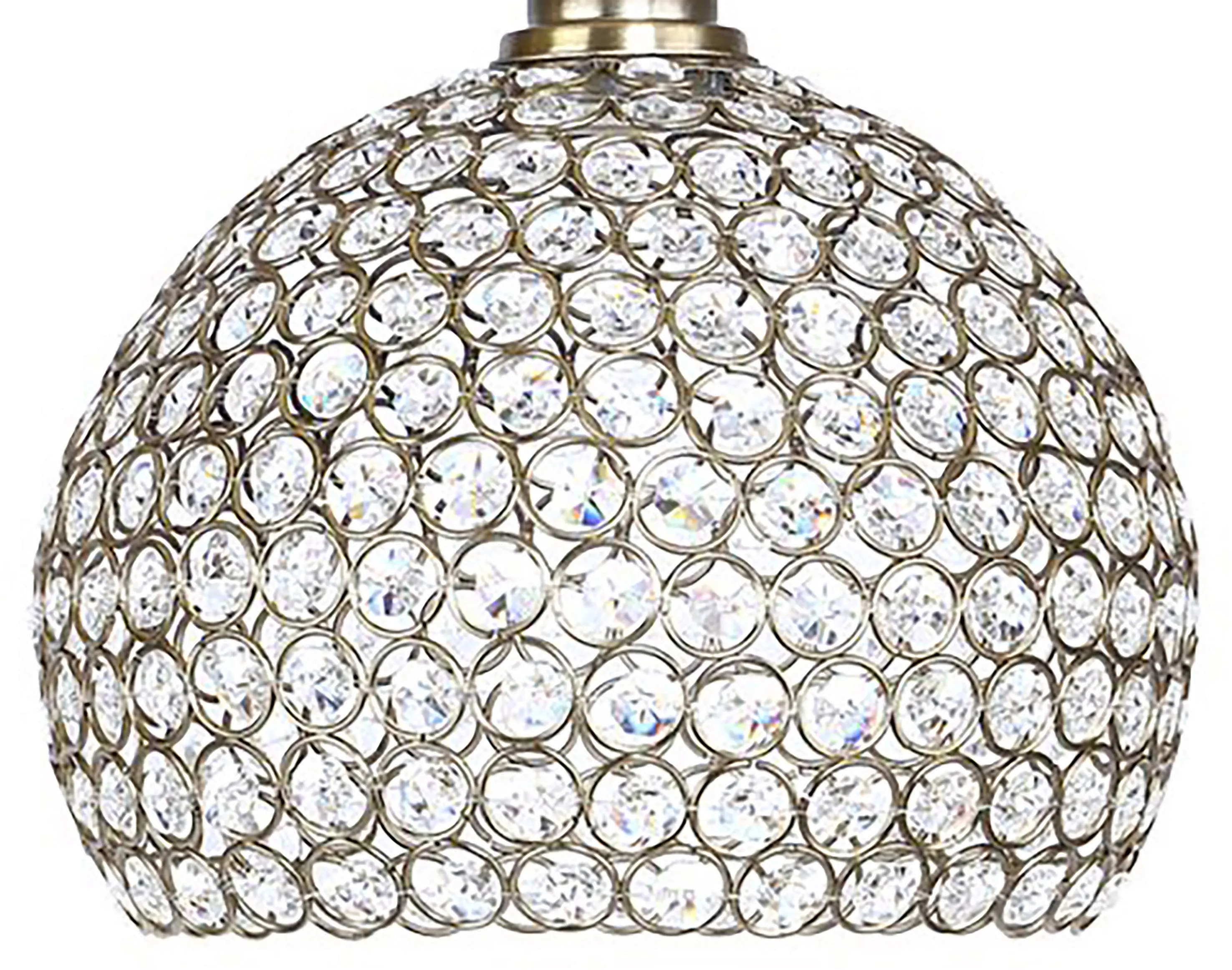 FL61-CANBEL-DBL AUK9 Canbel Gold & Crystal Floor Lamp-3