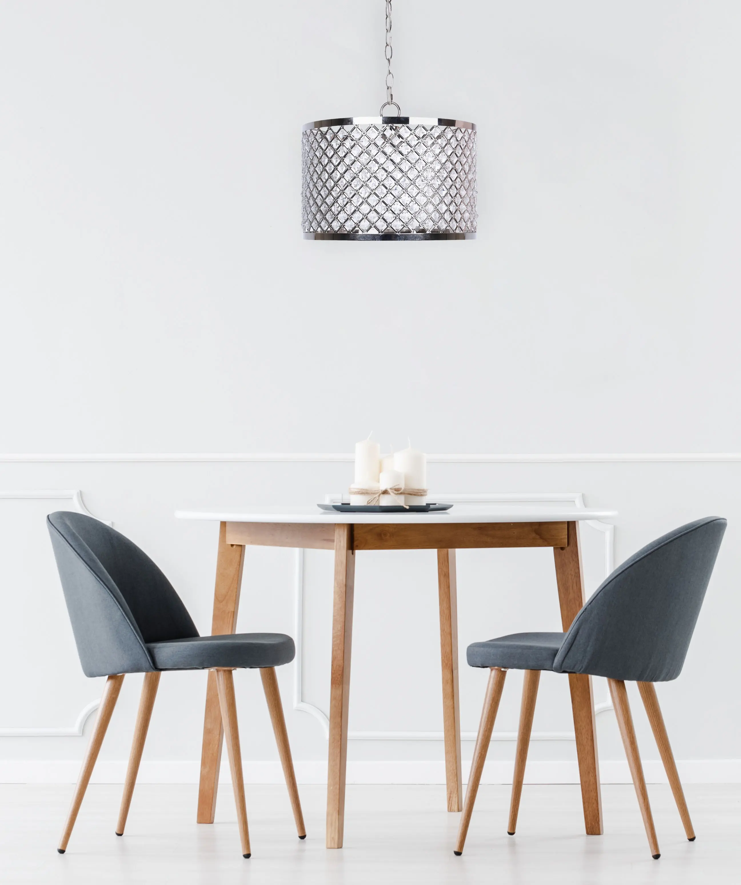 PL10-DANGLE-RBW NIK9 Dangles Polished Nickel Drum Pendant Light-3
