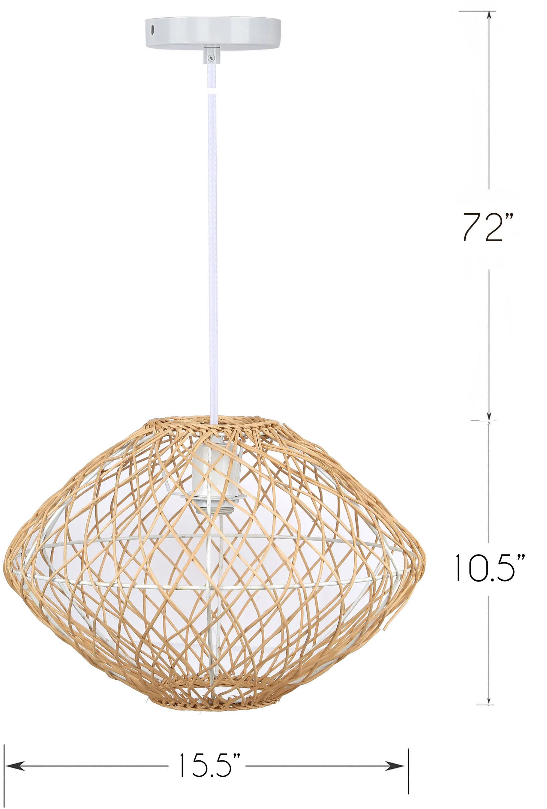 PL10-NEST-WPL WNA Nest Natural Rattan Shade Pendant Light-5