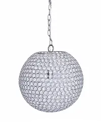 PL14-CRYSTAL-DBL K9CHRM Crystal Gold Pendant Lamp