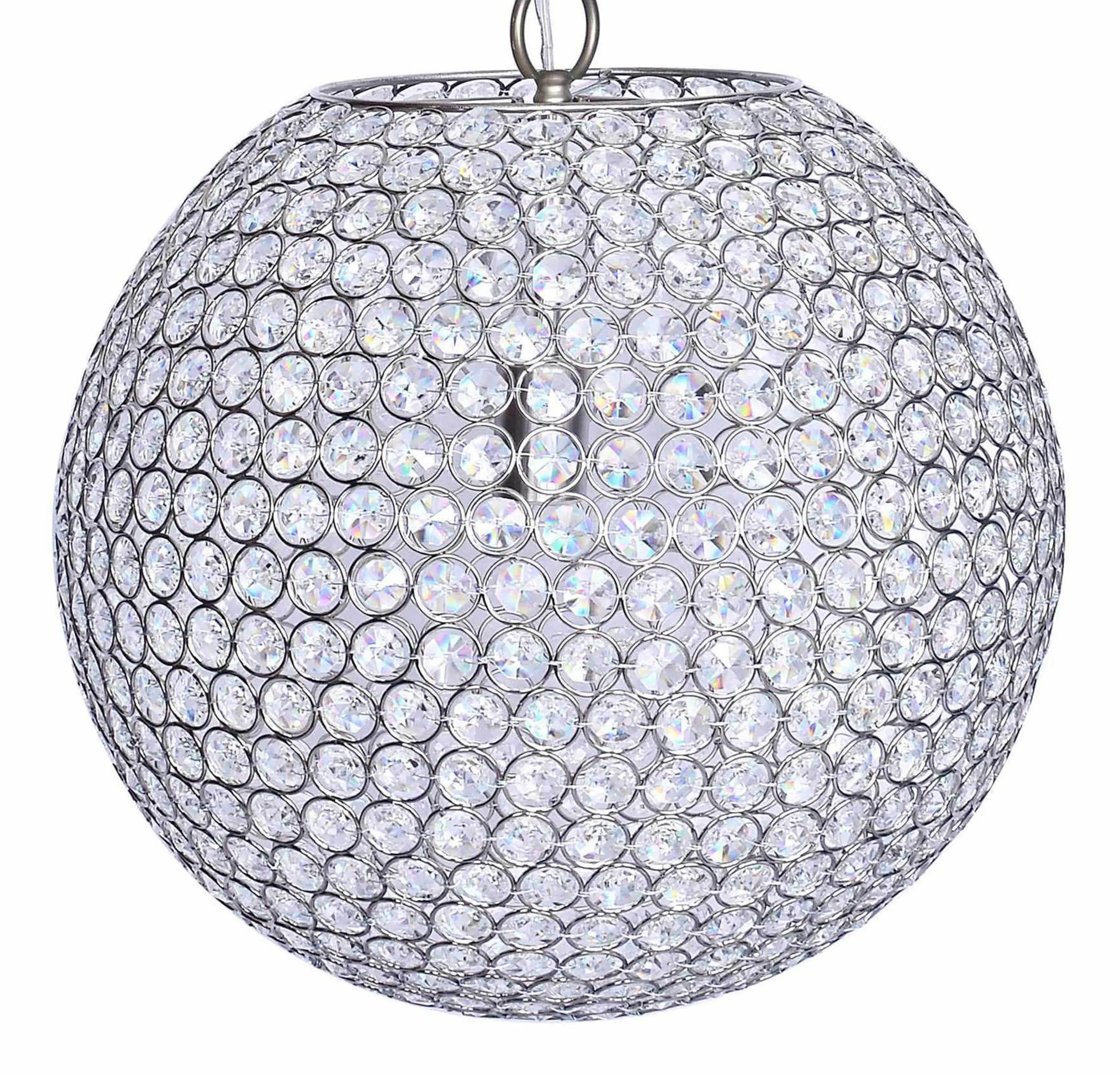 PL14-CRYSTAL-DBL K9CHRM Crystal Gold Pendant Lamp-4