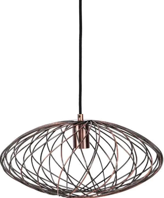 PL7-LINX-WPL CU Linx Oval Antique Copper Pendant Lamp-1