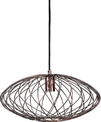 PL7-LINX-WPL CU Linx Oval Antique Copper Pendant Lamp