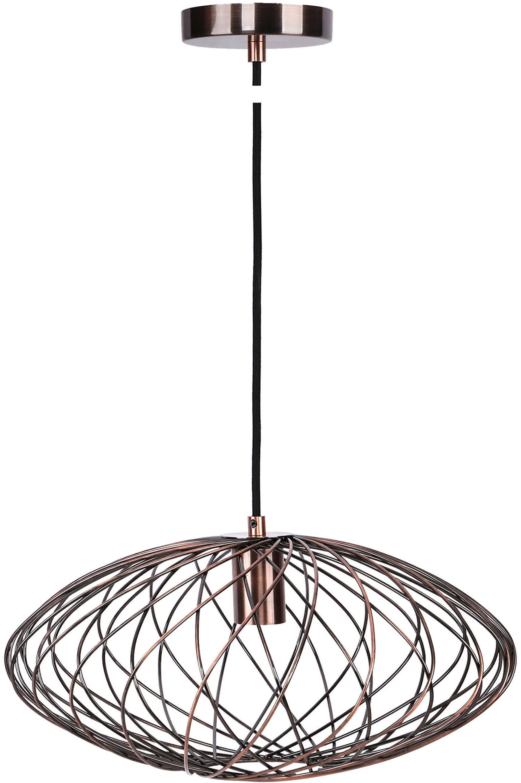 PL7-LINX-WPL CU Linx Oval Antique Copper Pendant Lamp-2
