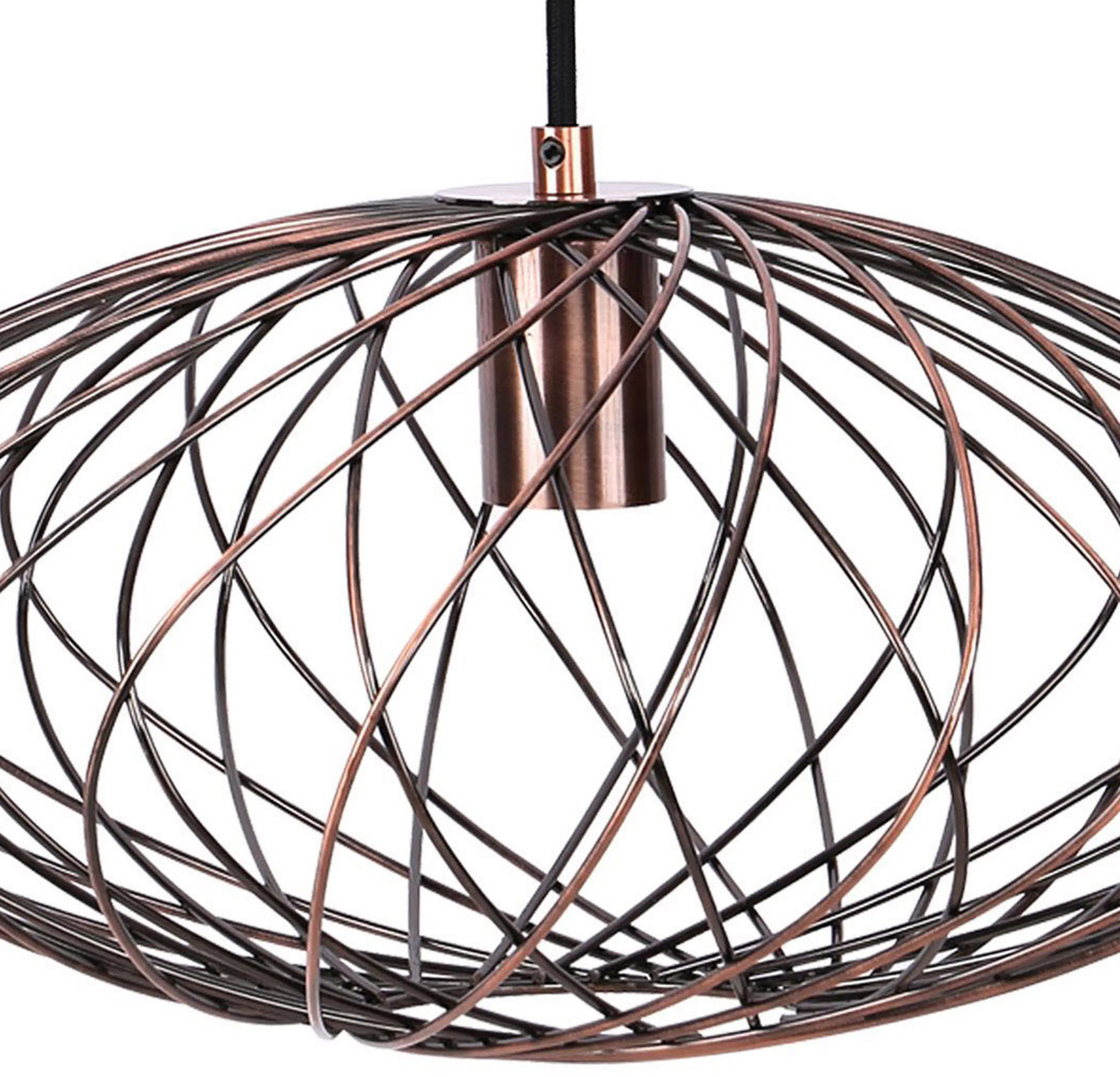 PL7-LINX-WPL CU Linx Oval Antique Copper Pendant Lamp-3