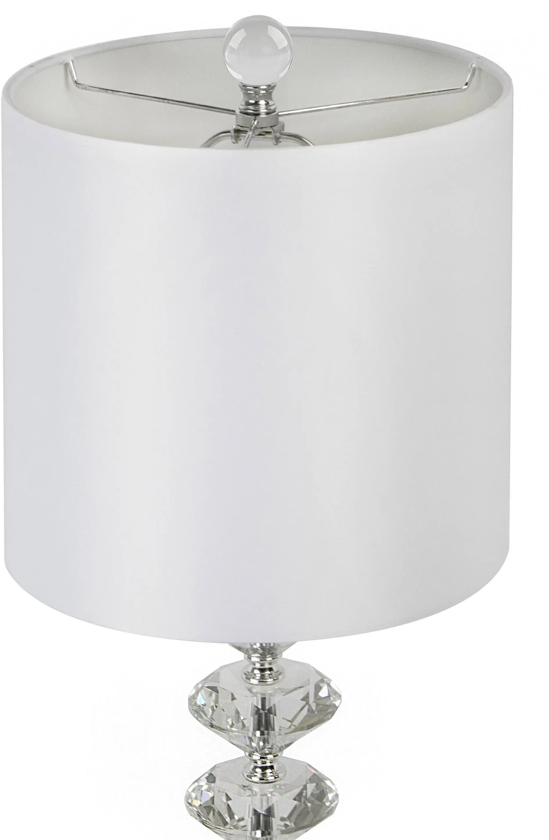 TL23-DIAMSTK-RBW K9W2 Diamond Chrome Table Lamps, Set of 2-3