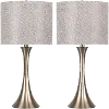 TL24-LENUXE-DBL AUAU2 Lenuxe Gold Table Lamps with Gold Shades, Set of 2