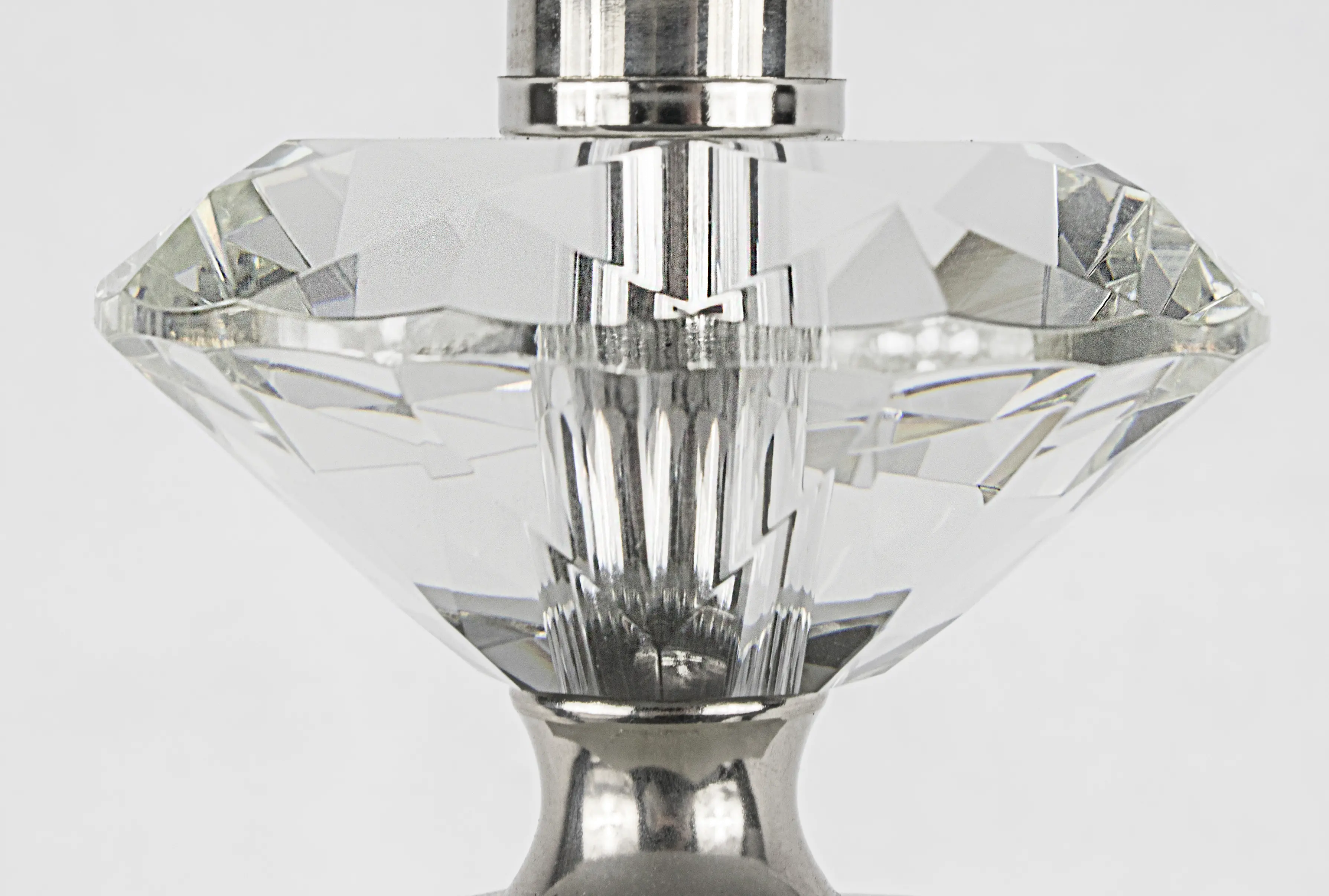 TL25-DIAMPIL-RBW K9W2 Diamond Pillar Table Lamps with Off-White Linen Shades, Set of 2-4