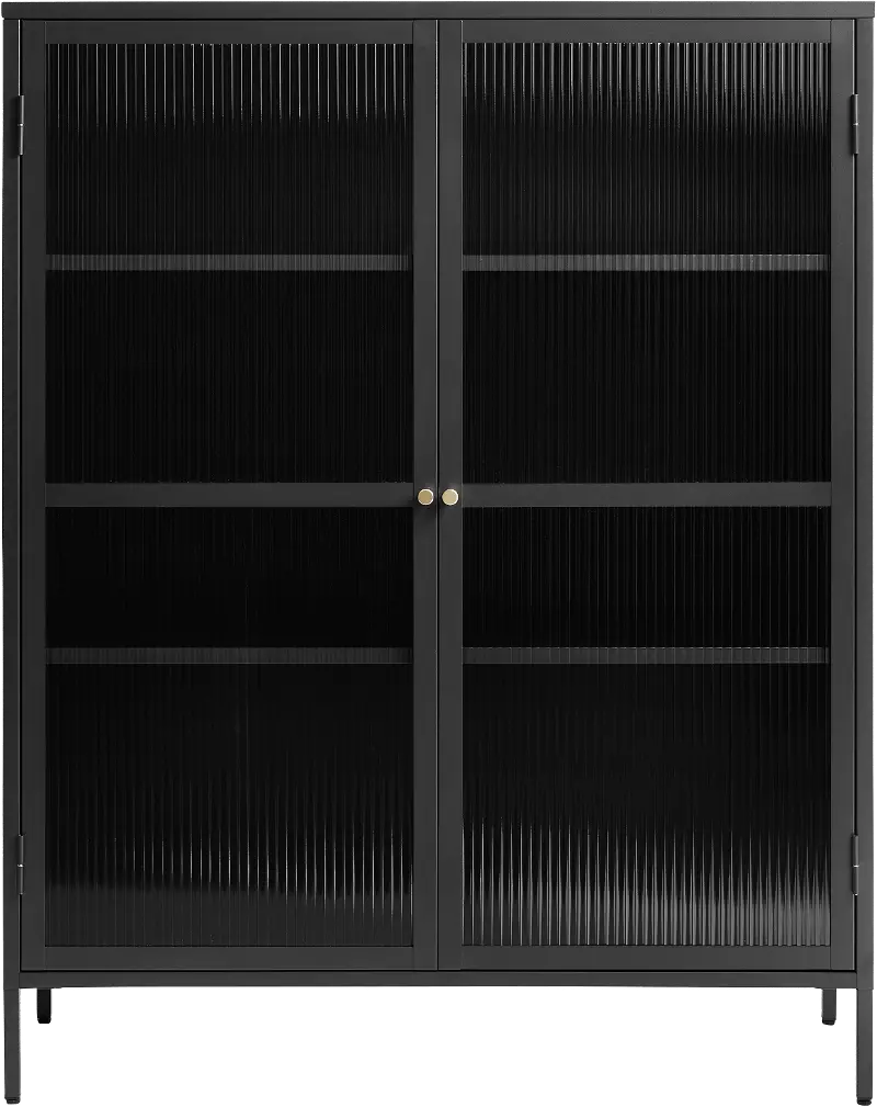 Bronco Black Metal & Glass 55