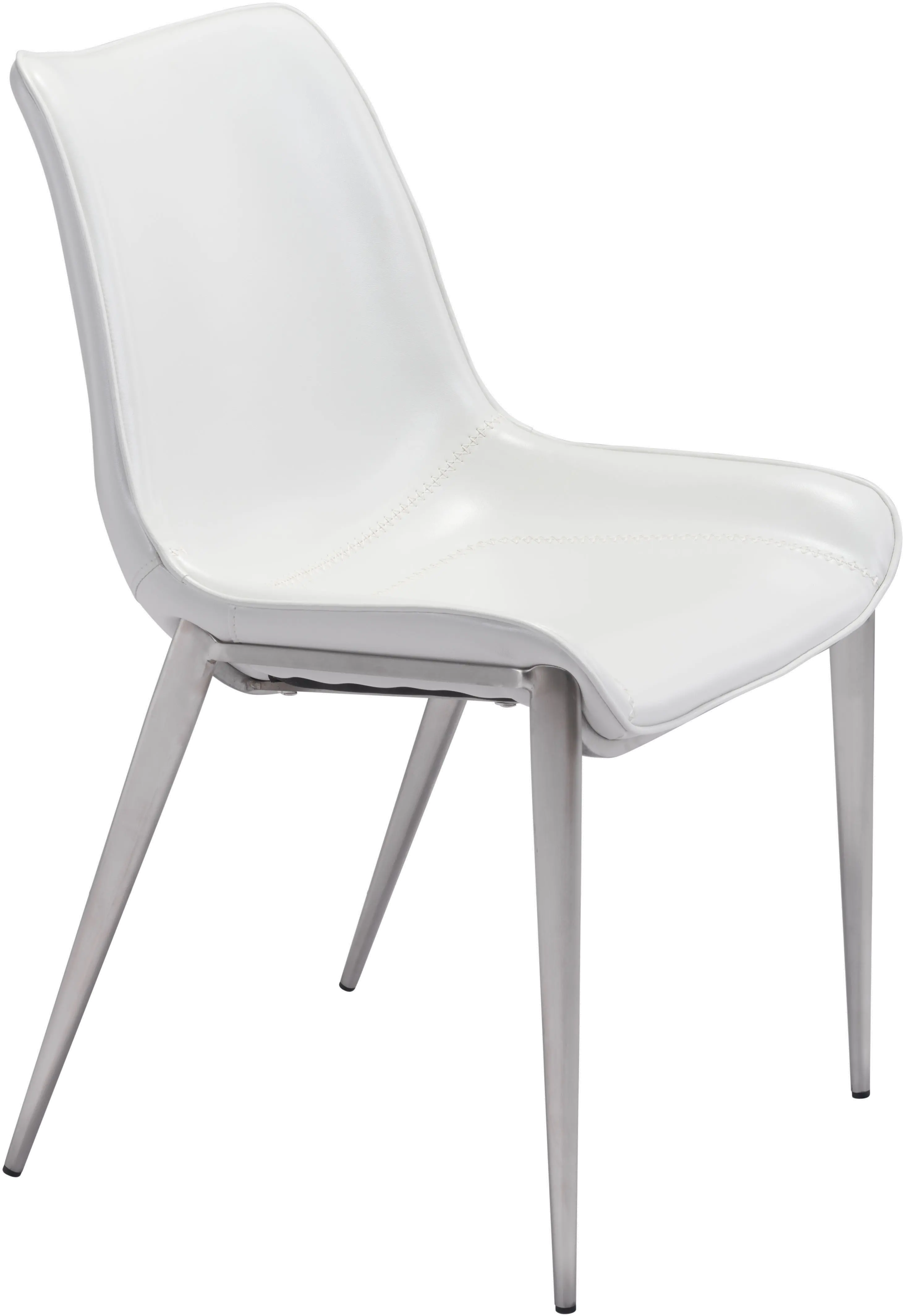 Magnus White Dining Chair, Set of 2-1