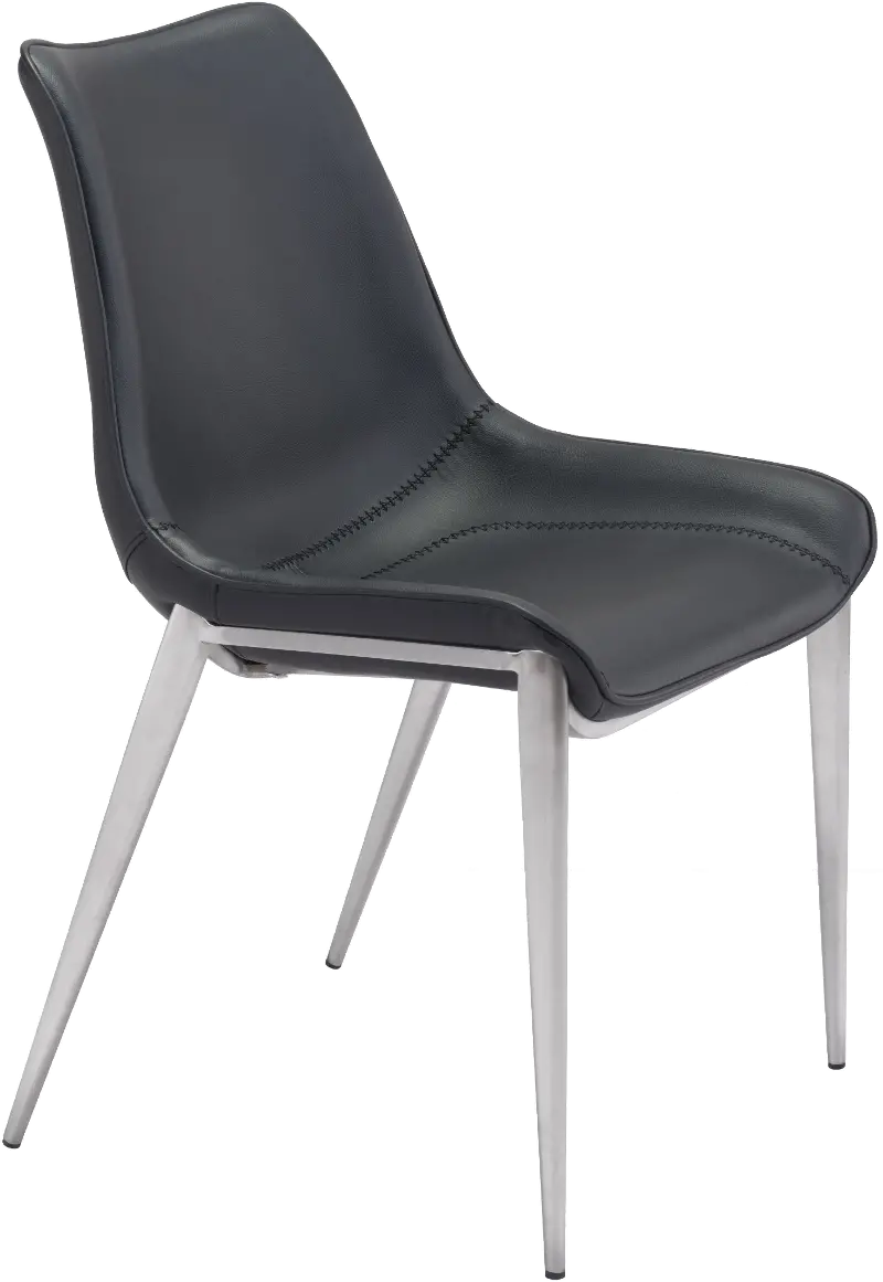 Magnus Black Dining Room Chair, Set of 2
