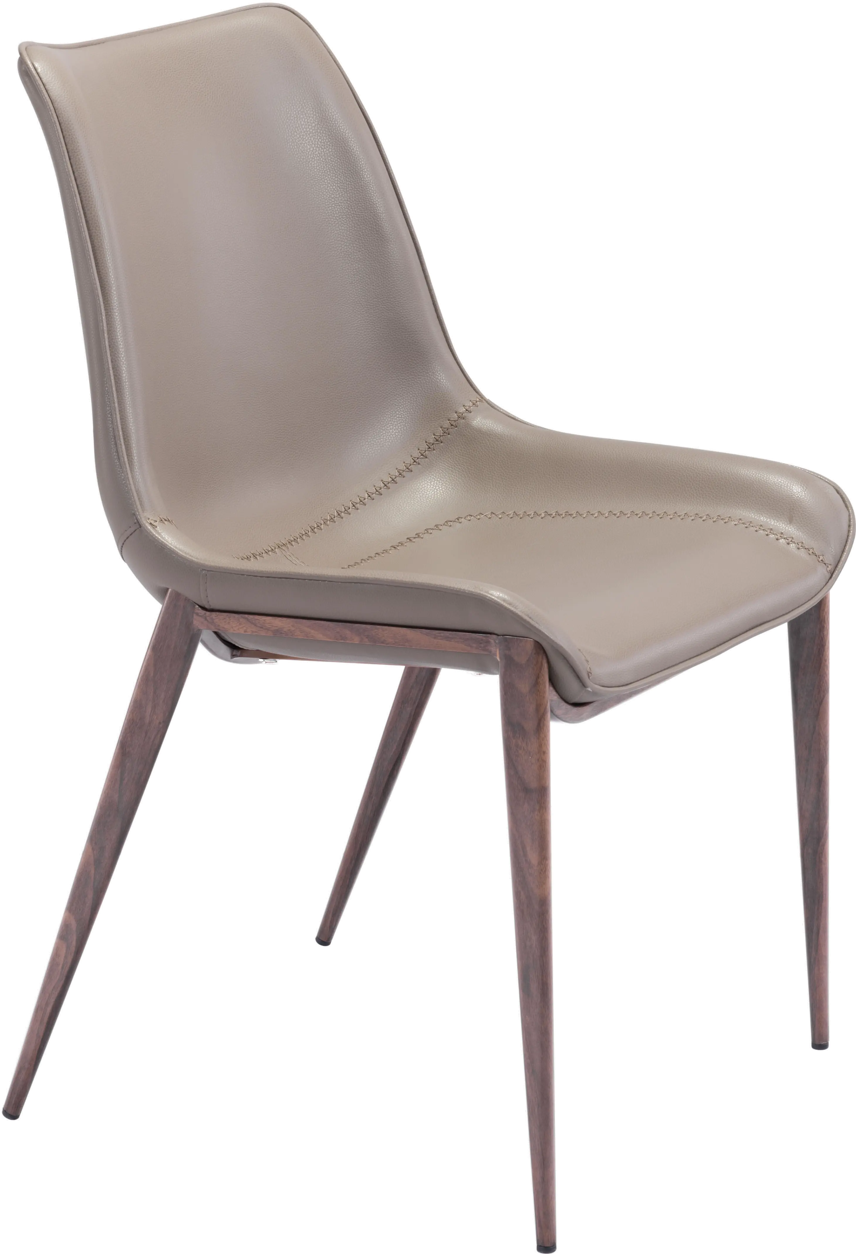 Magnus Gray and Walnut Dining Chair, Set of 2-1