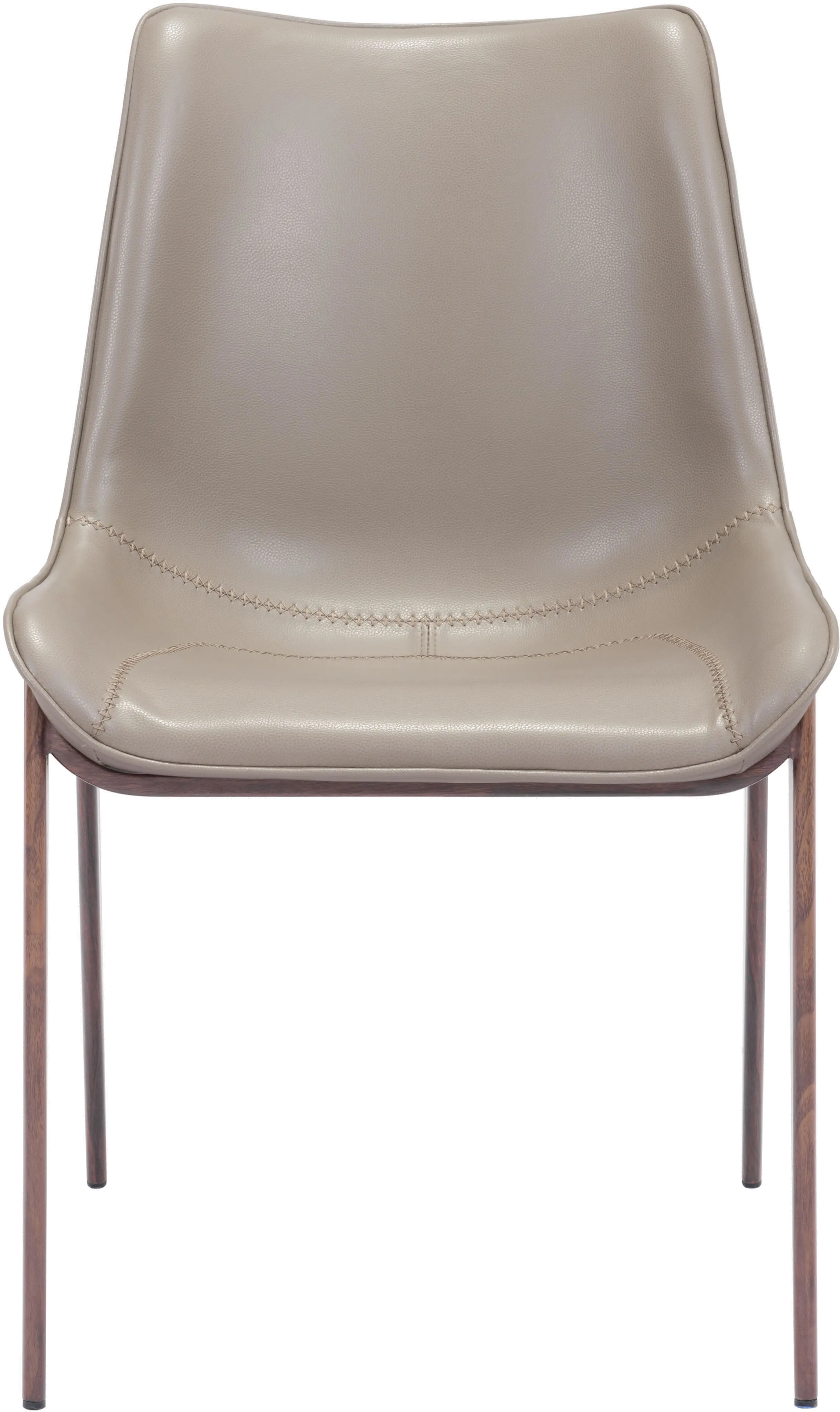 Magnus Gray and Walnut Dining Chair, Set of 2-3