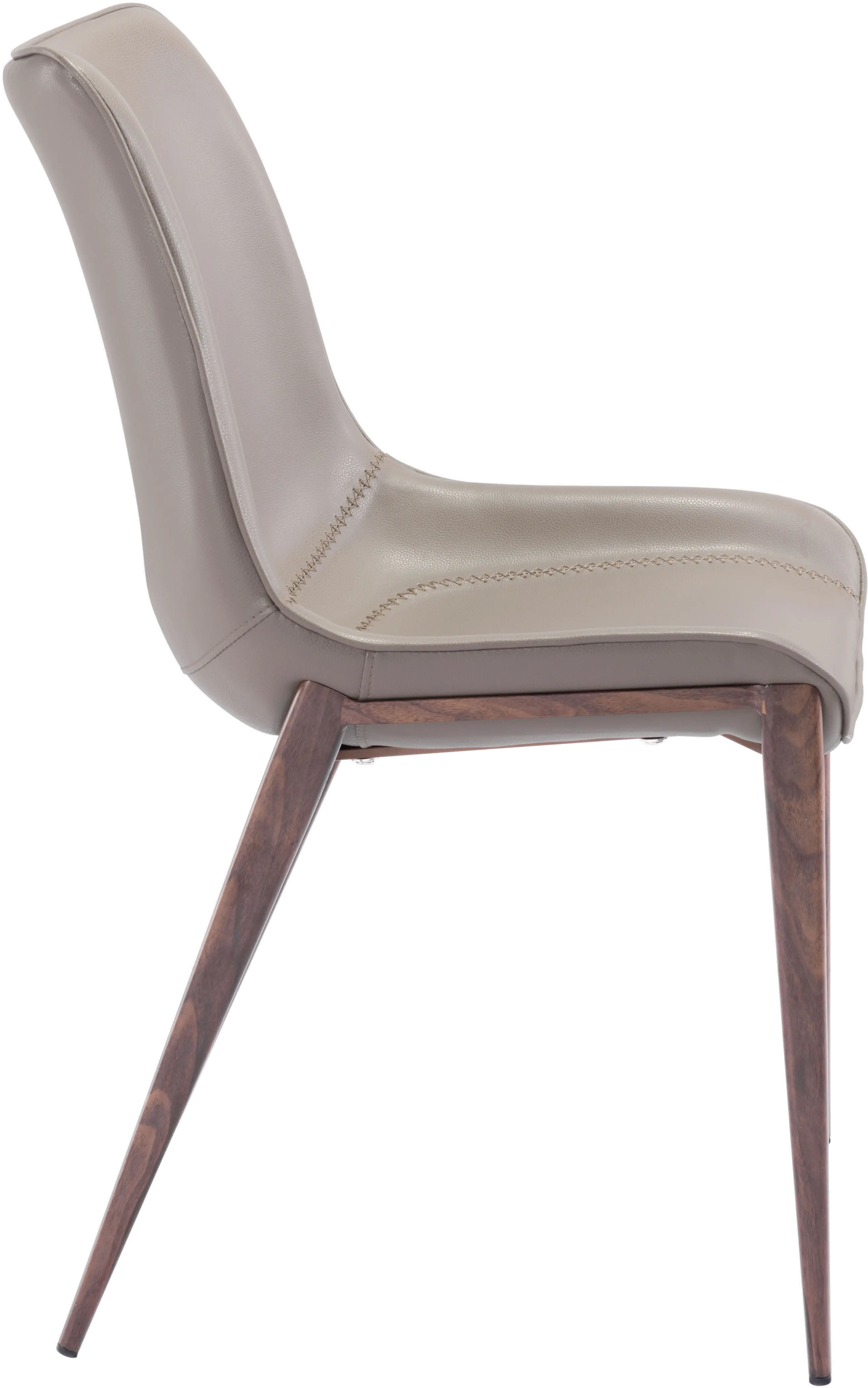Magnus Gray and Walnut Dining Chair, Set of 2-4