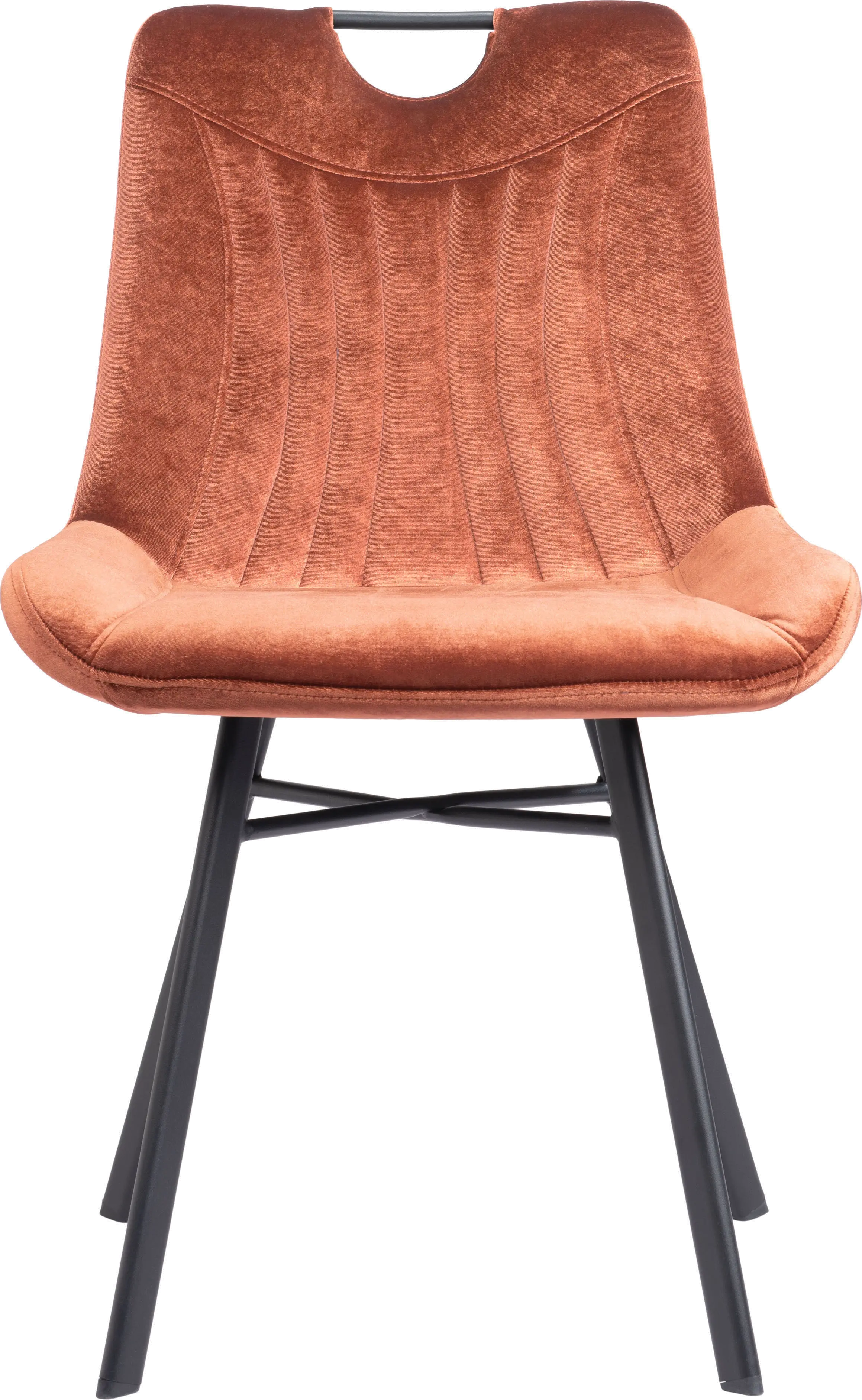 Tyler Brown Velvet Dining Chair, Set of 2-3