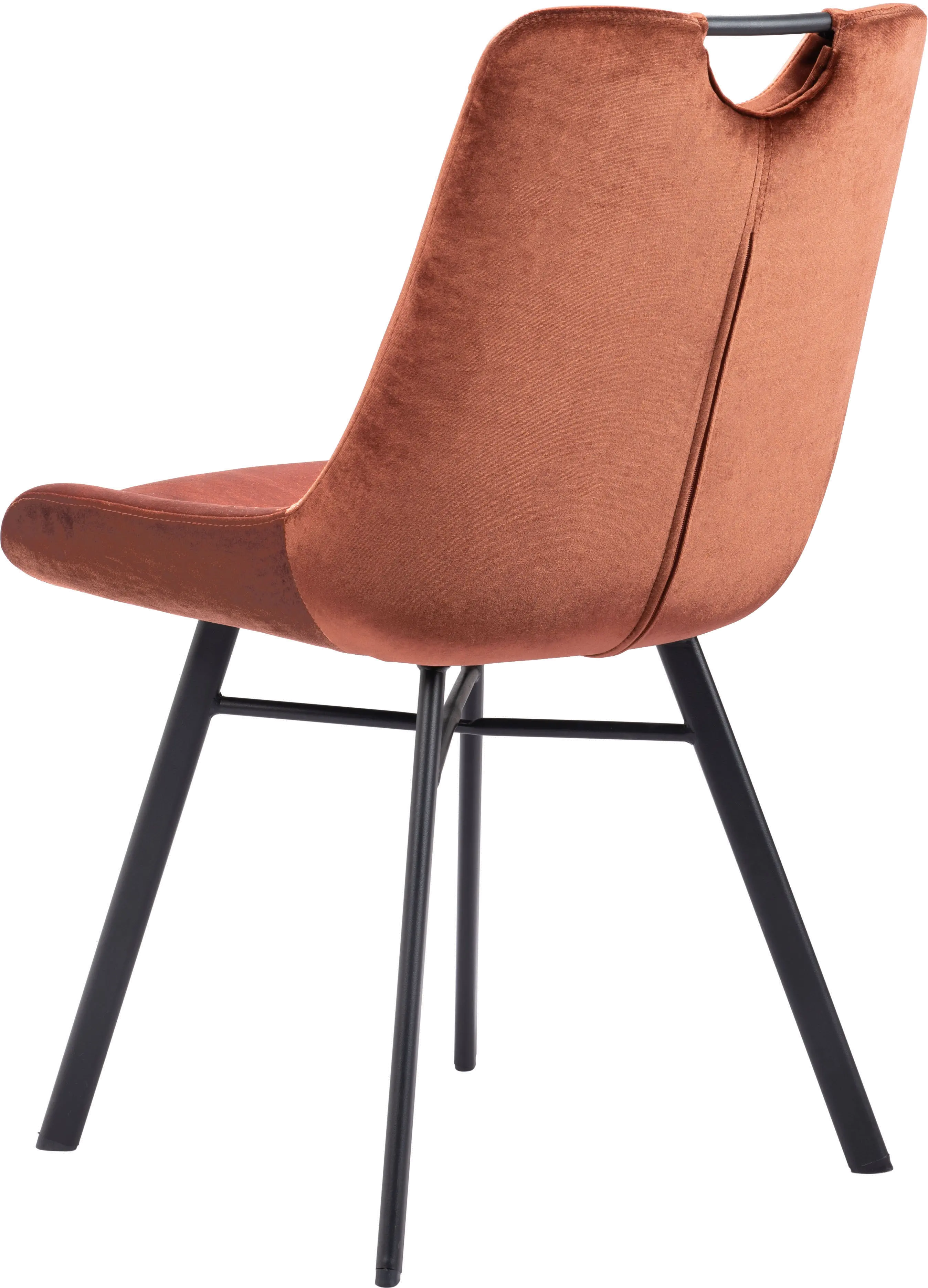Tyler Brown Velvet Dining Chair, Set of 2-6