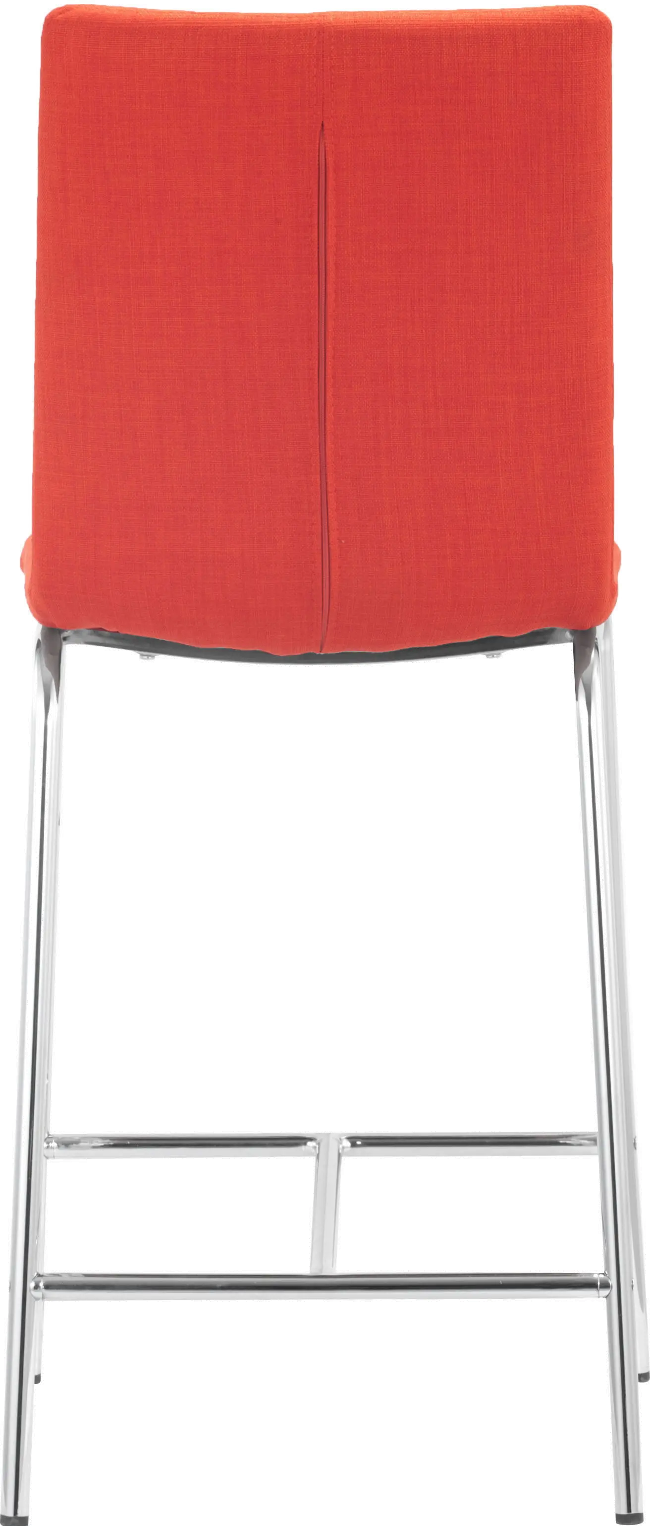 Uppsala Tangerine Counter Height Stool, Set of 2-5