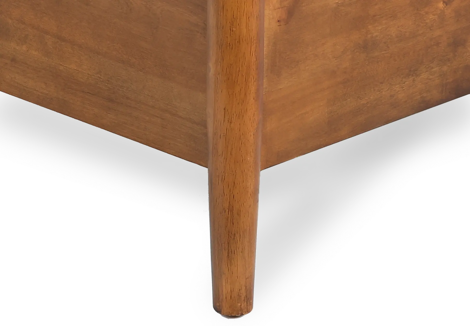 Robin Mid-Century Modern Brown Full Platform Bed-7