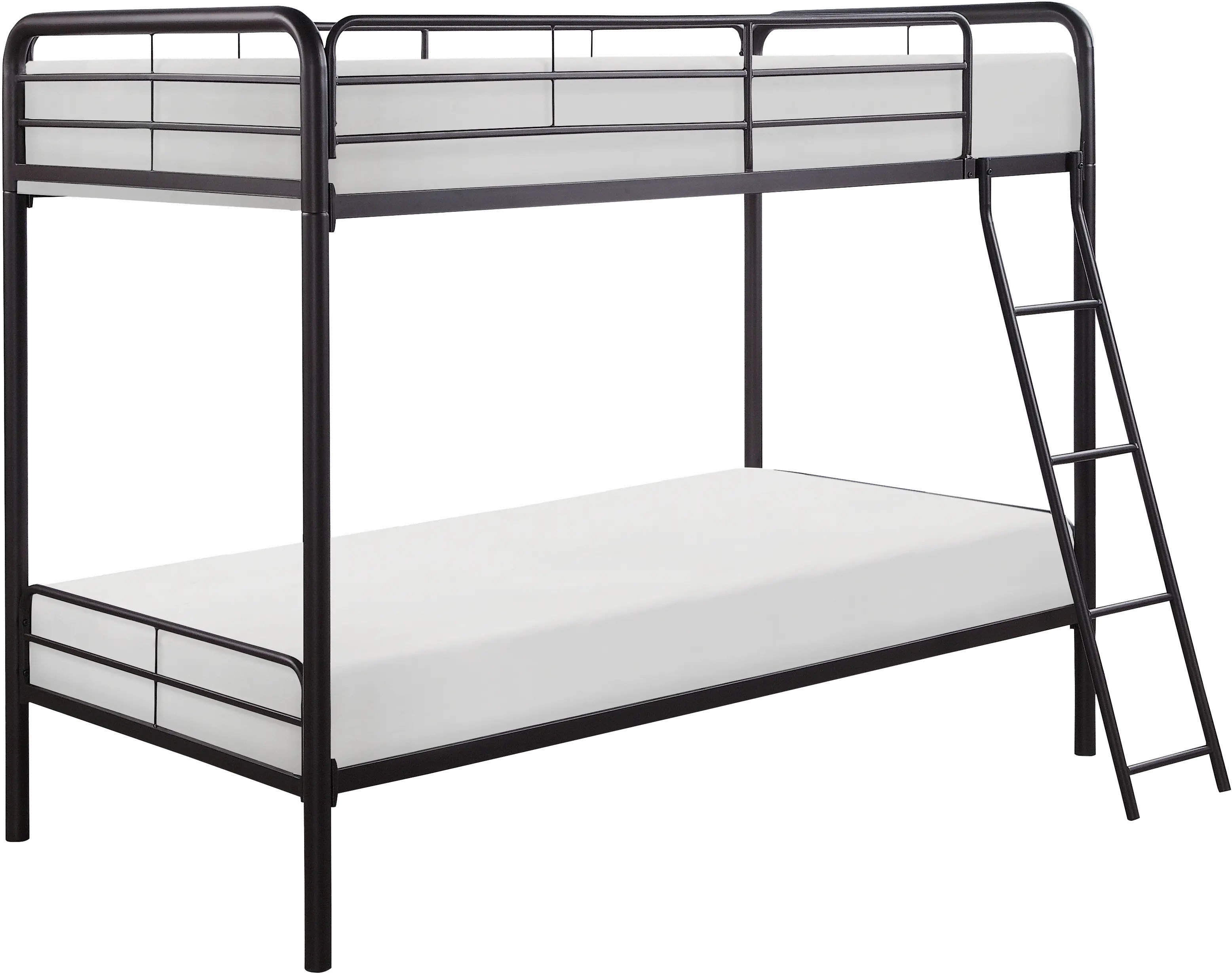 Lunar Dark Bronze Twin-over-Twin Bunk Bed-1