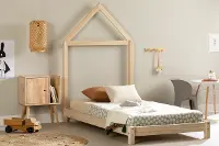 13937 Sweedi Natural Twin Bed with House Headboard - South Shore