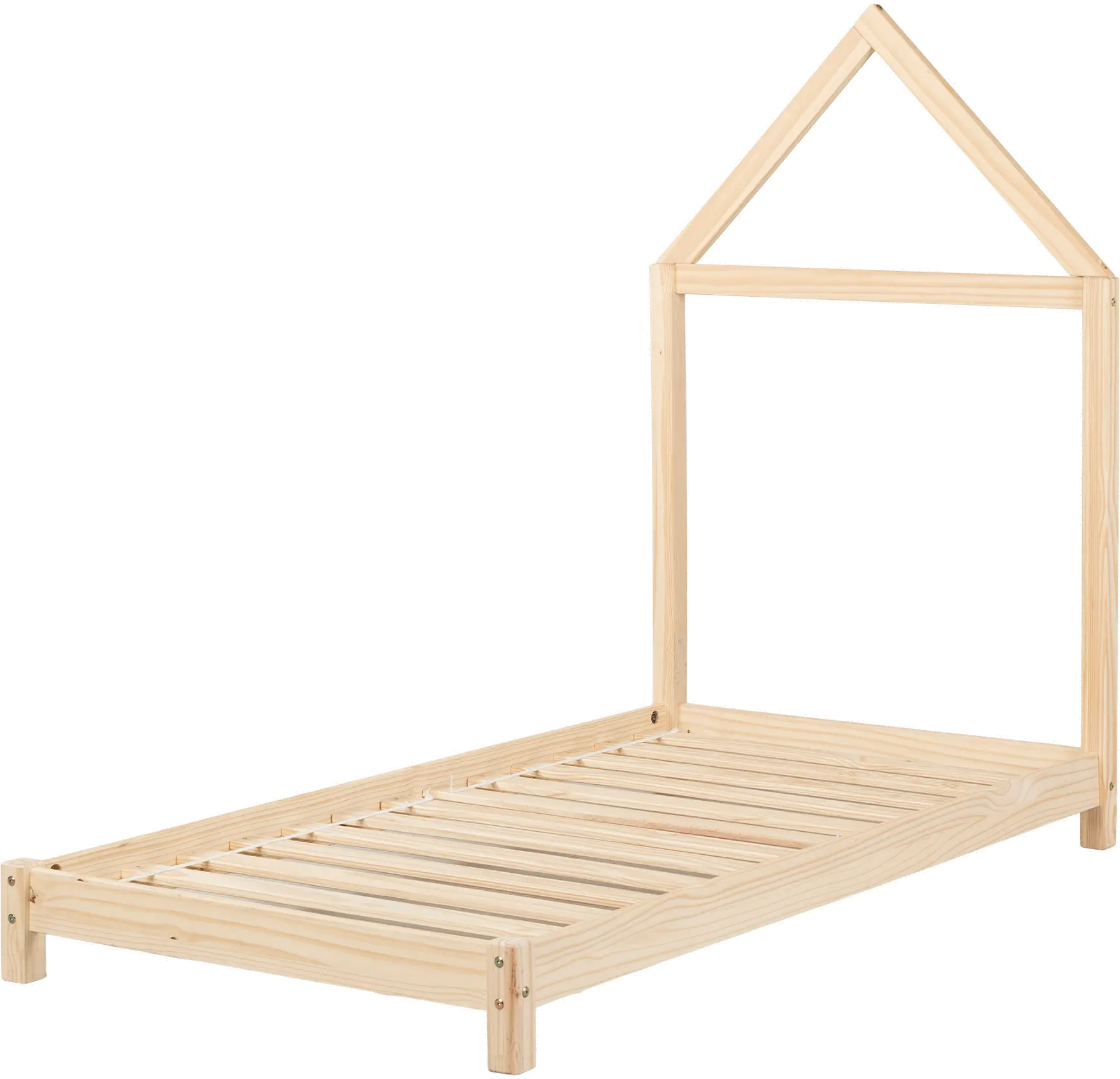 13937 Sweedi Natural Twin Bed with House Headboard - South Shore-1