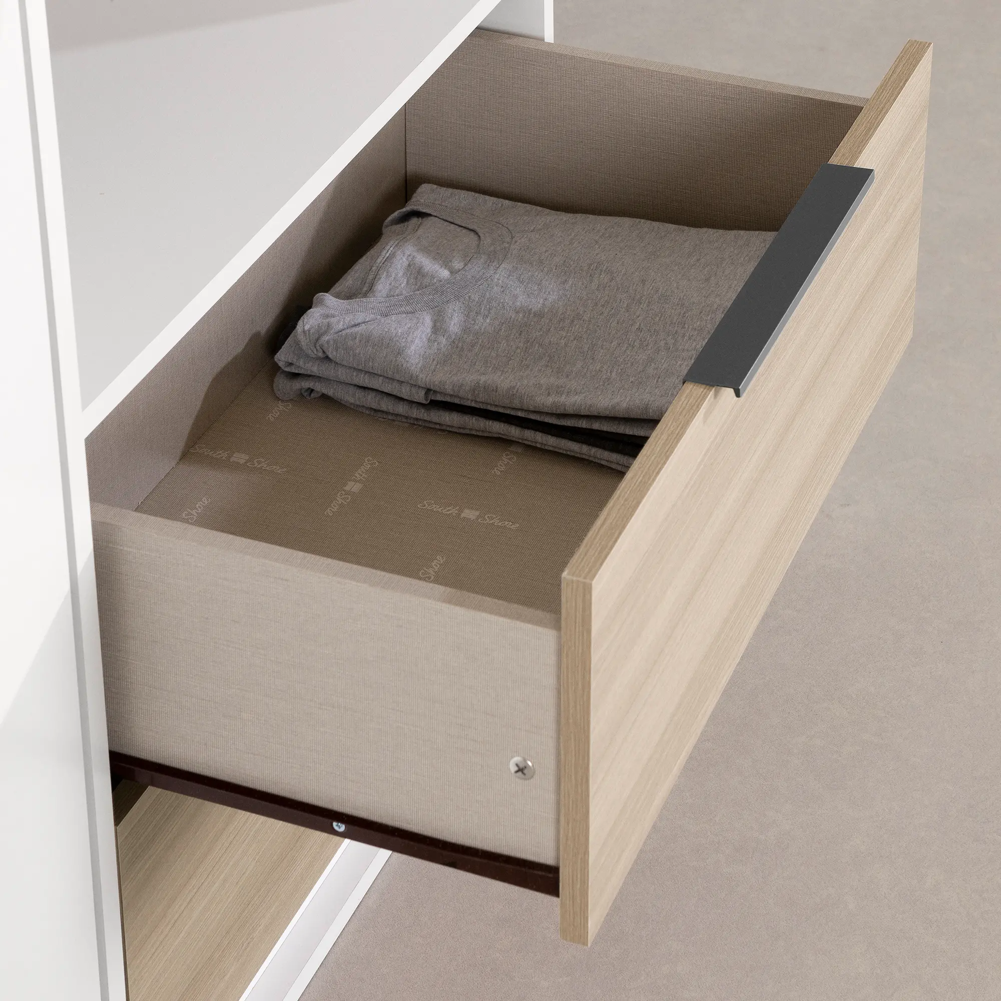 13983 Hourra Soft Elm & White 2-Drawer Dresser with Door - South Shore-5